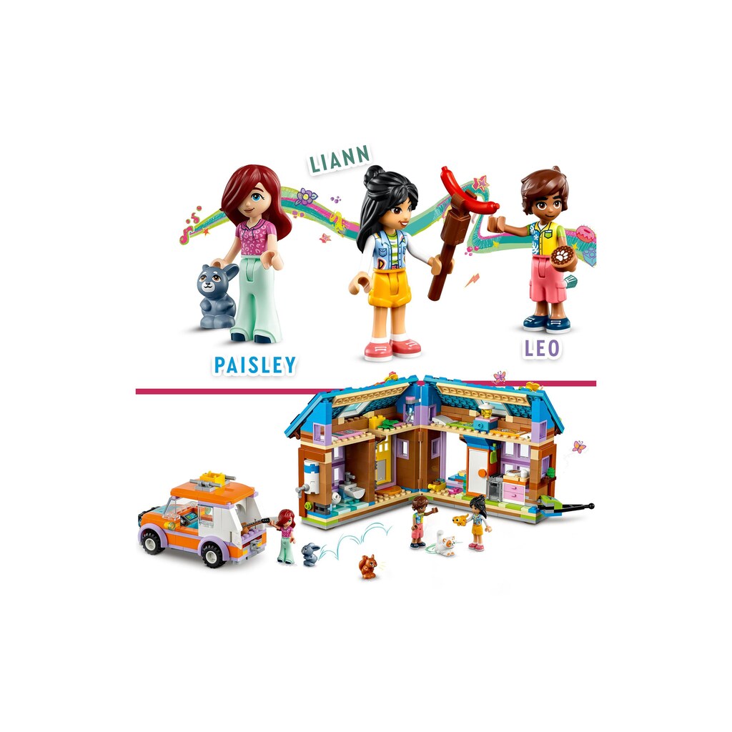 LEGO® Konstruktionsspielsteine »Mobiles Haus«, (785 St.)