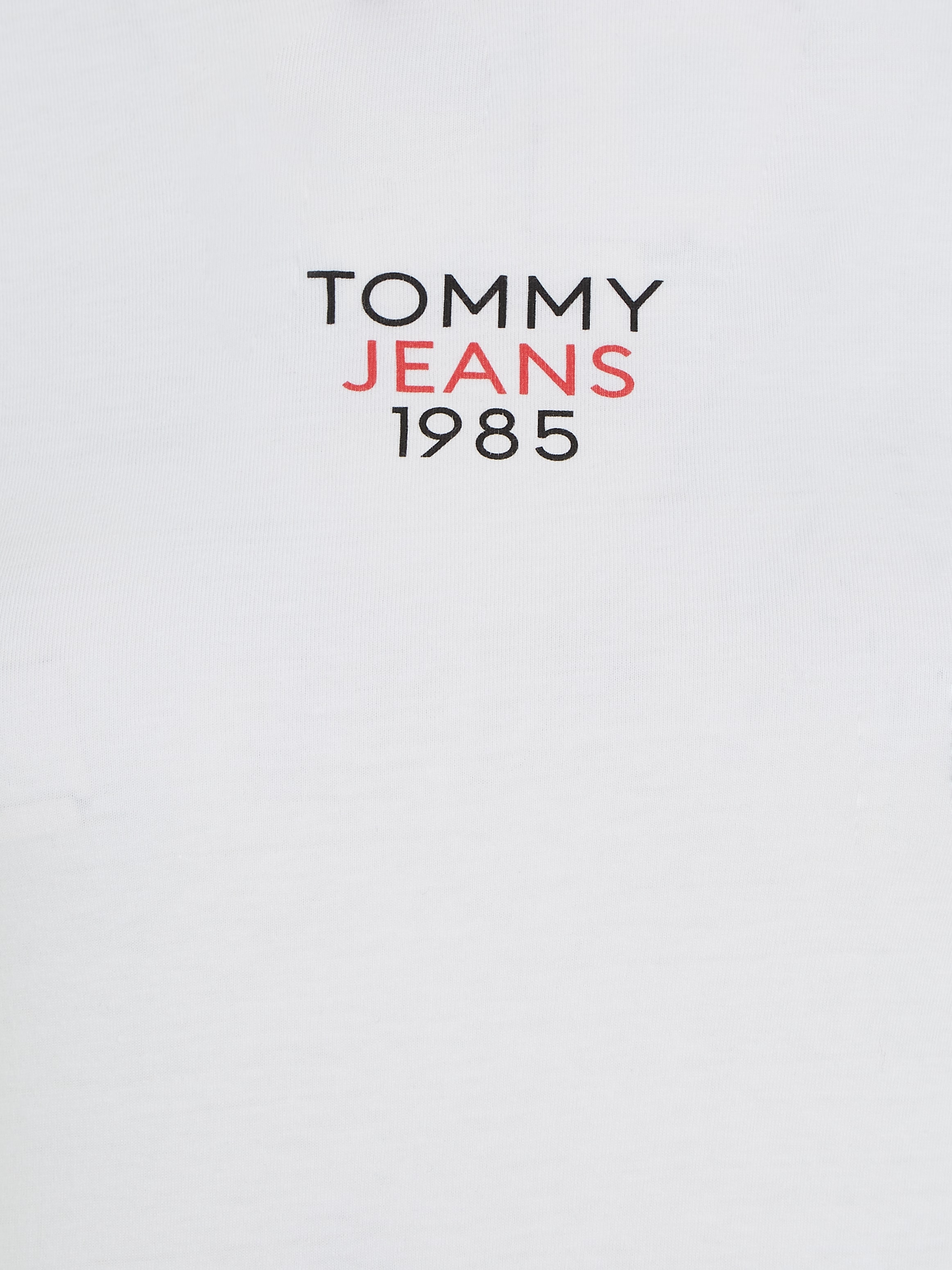 Tommy Jeans Langarmshirt »Slim Fit Essential Logo Longsleeve Shirt«, mit Logoschriftzug