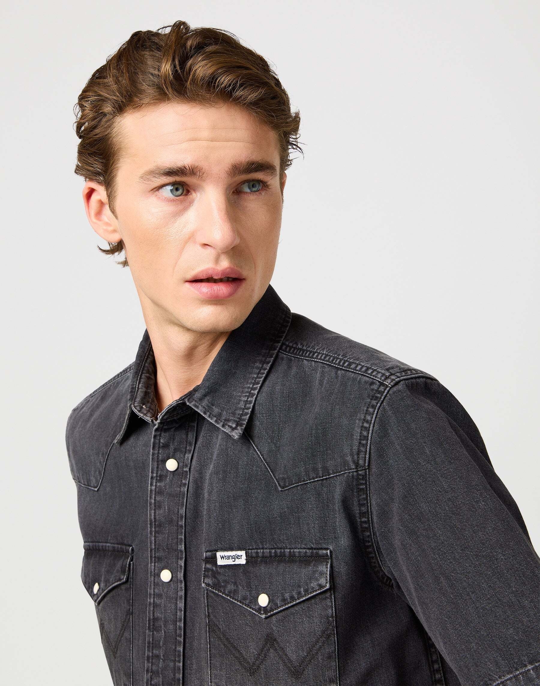 Wrangler Jeanshemd »WRANGLER Jeanshemd Ss Western Shirt«