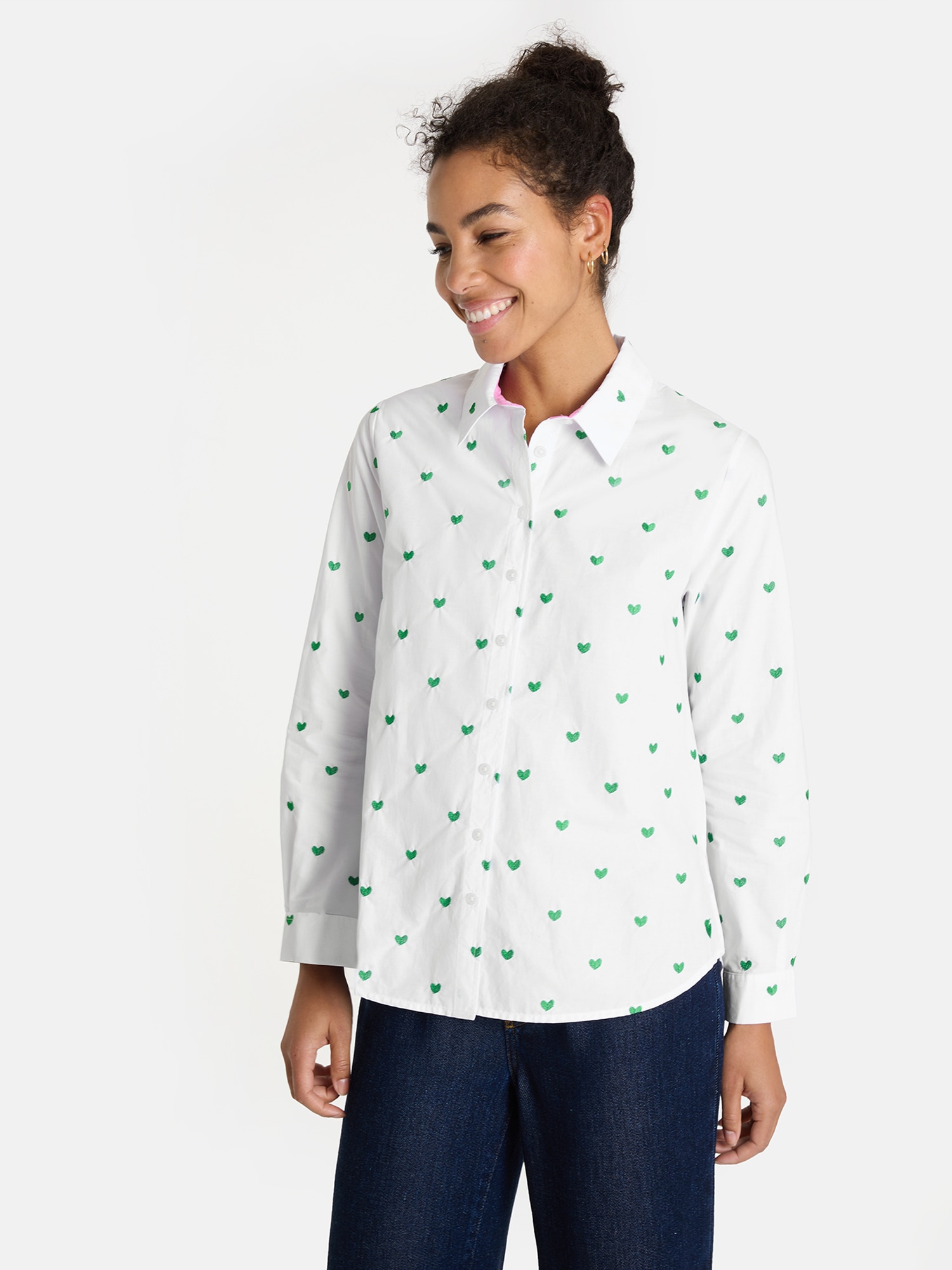 Lieblingsstück Hemdbluse »RadunaL« mit verspielter Stickerei