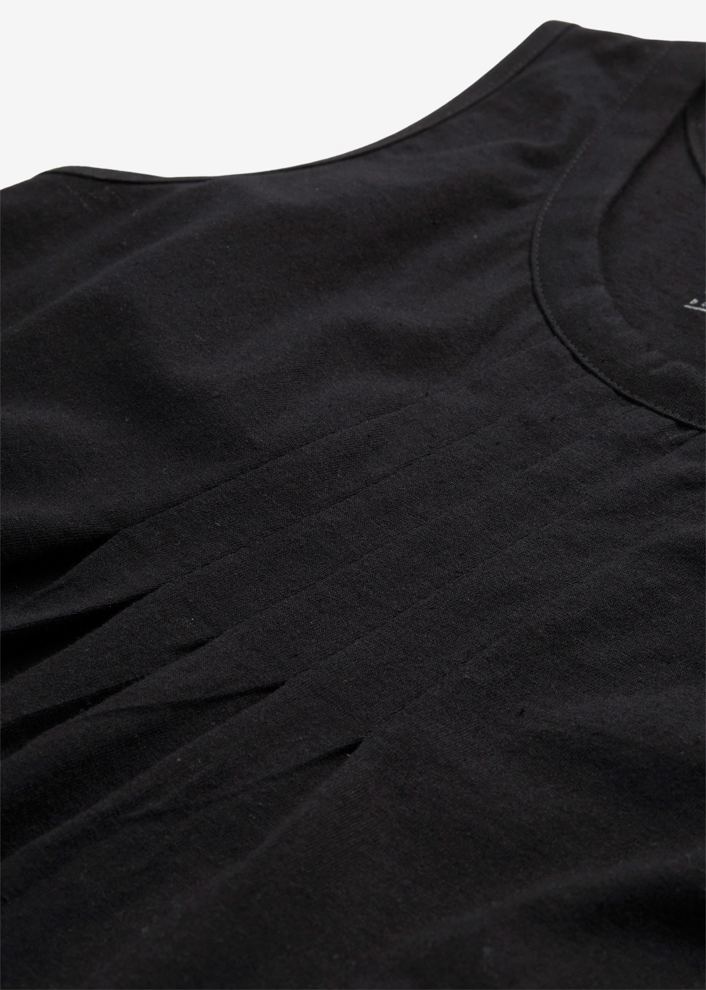 bonprix Top long »Long-Top« mit elegantem Faltendetail, lockere Passform, ärmellos