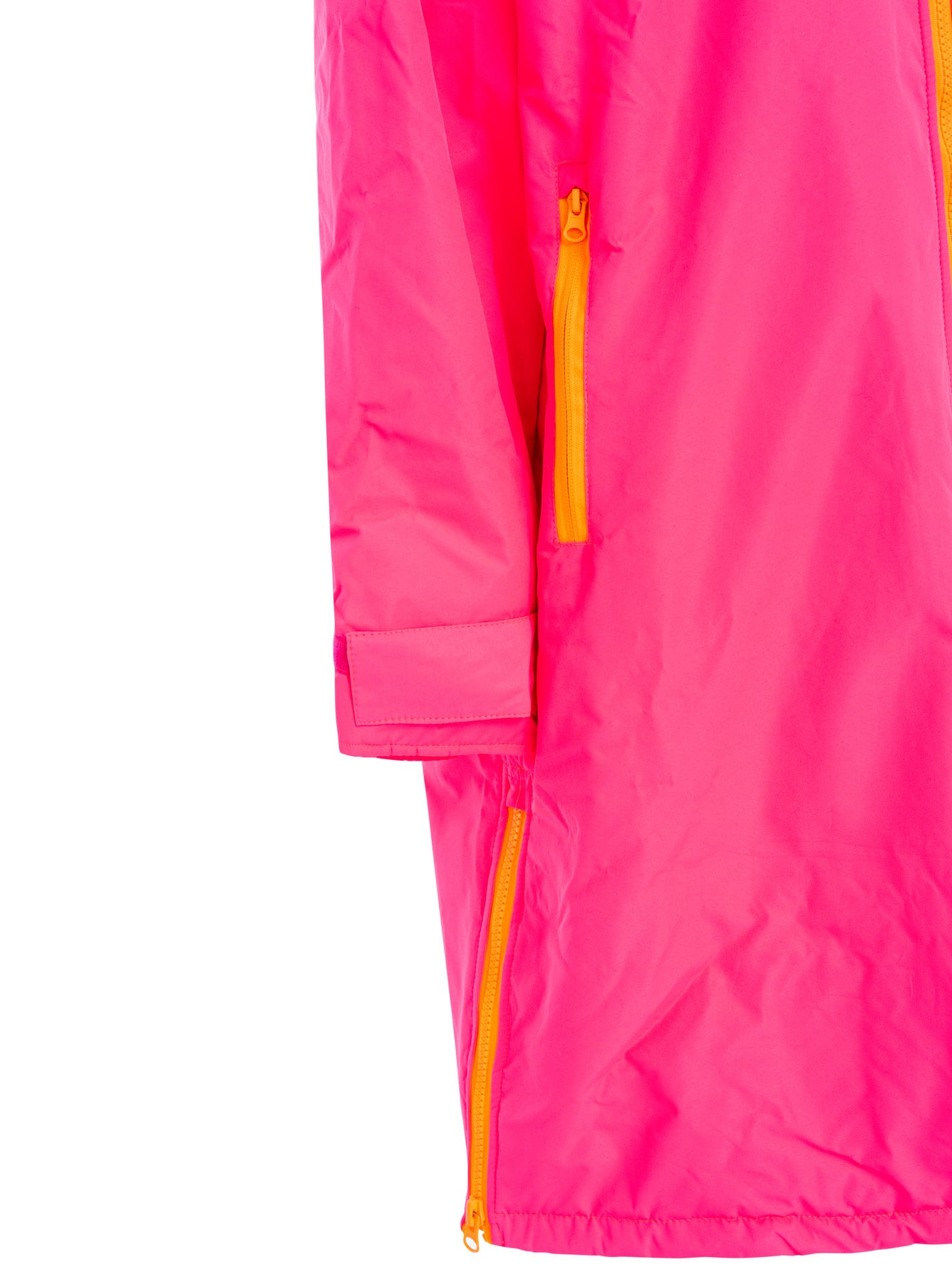 Zwillingsherz Manteau court »"Oversize Windjacke ZH"« poches latérales, capuche, fermeture éclair, doublure teddy, oversize