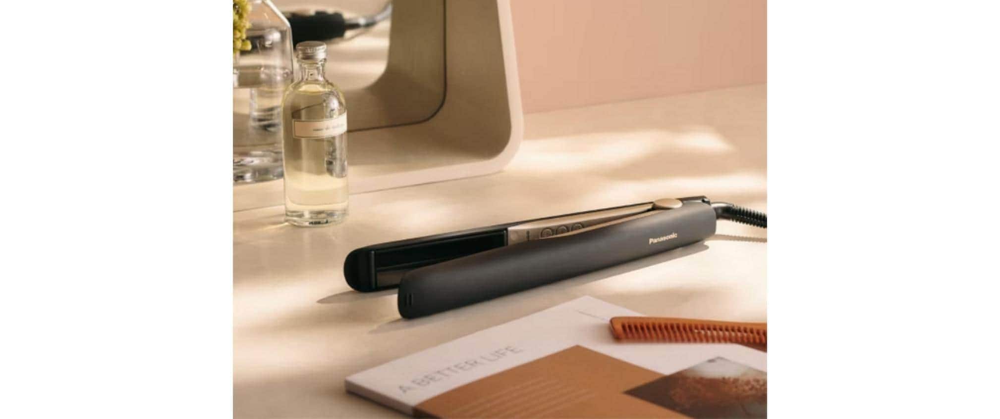 Panasonic Fer à lisser »nanoe Black-Champagner«