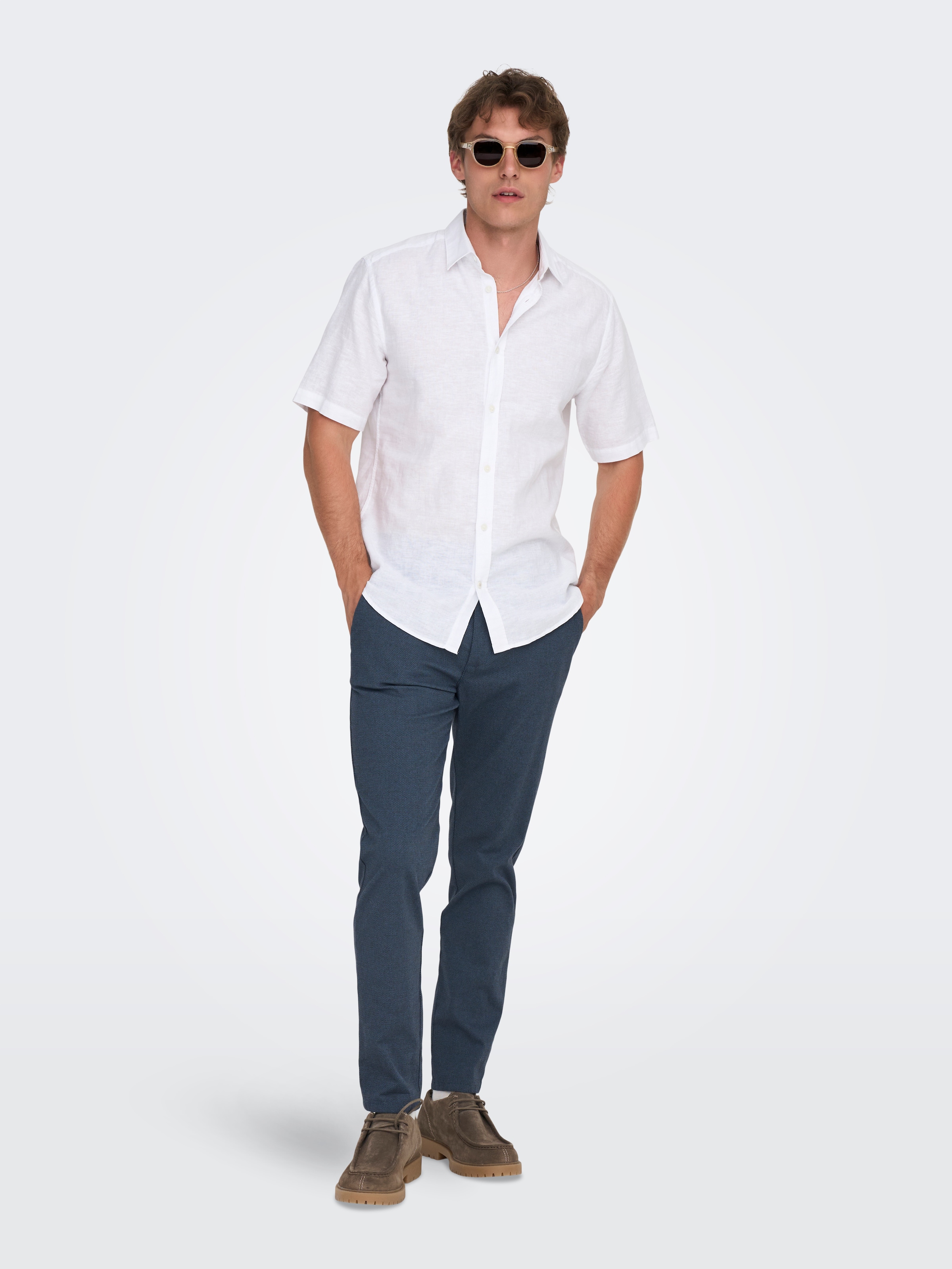 ONLY & SONS Pantalon de costume »ONSMARK PETE SLIM DOBBY 0058 PANT NOOS«