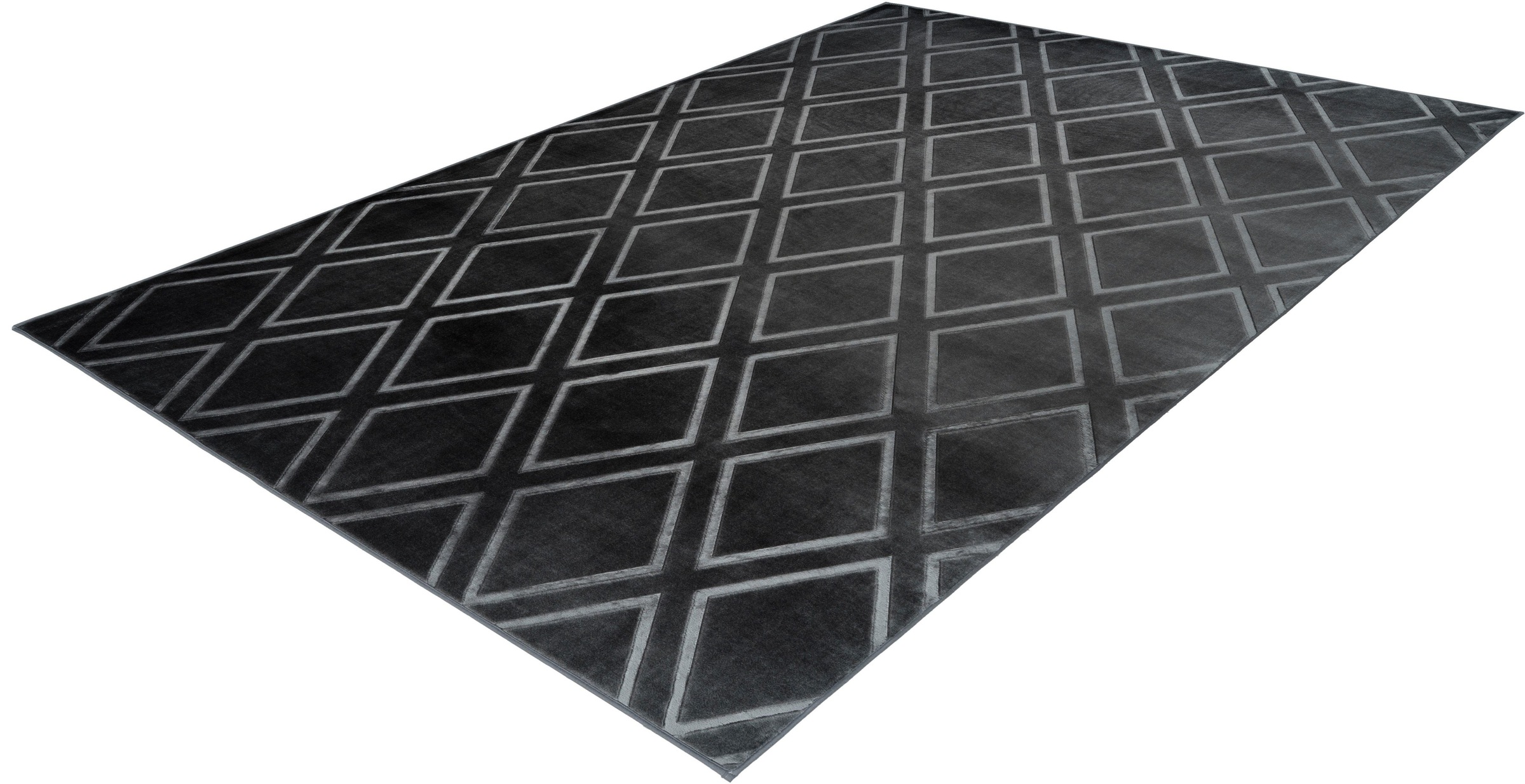 Image of calo-deluxe Teppich »Latemar 400«, rechteckig, 7 mm Höhe, Hoch -Tief Struktur, Wohnzimmer bei Ackermann Versand Schweiz