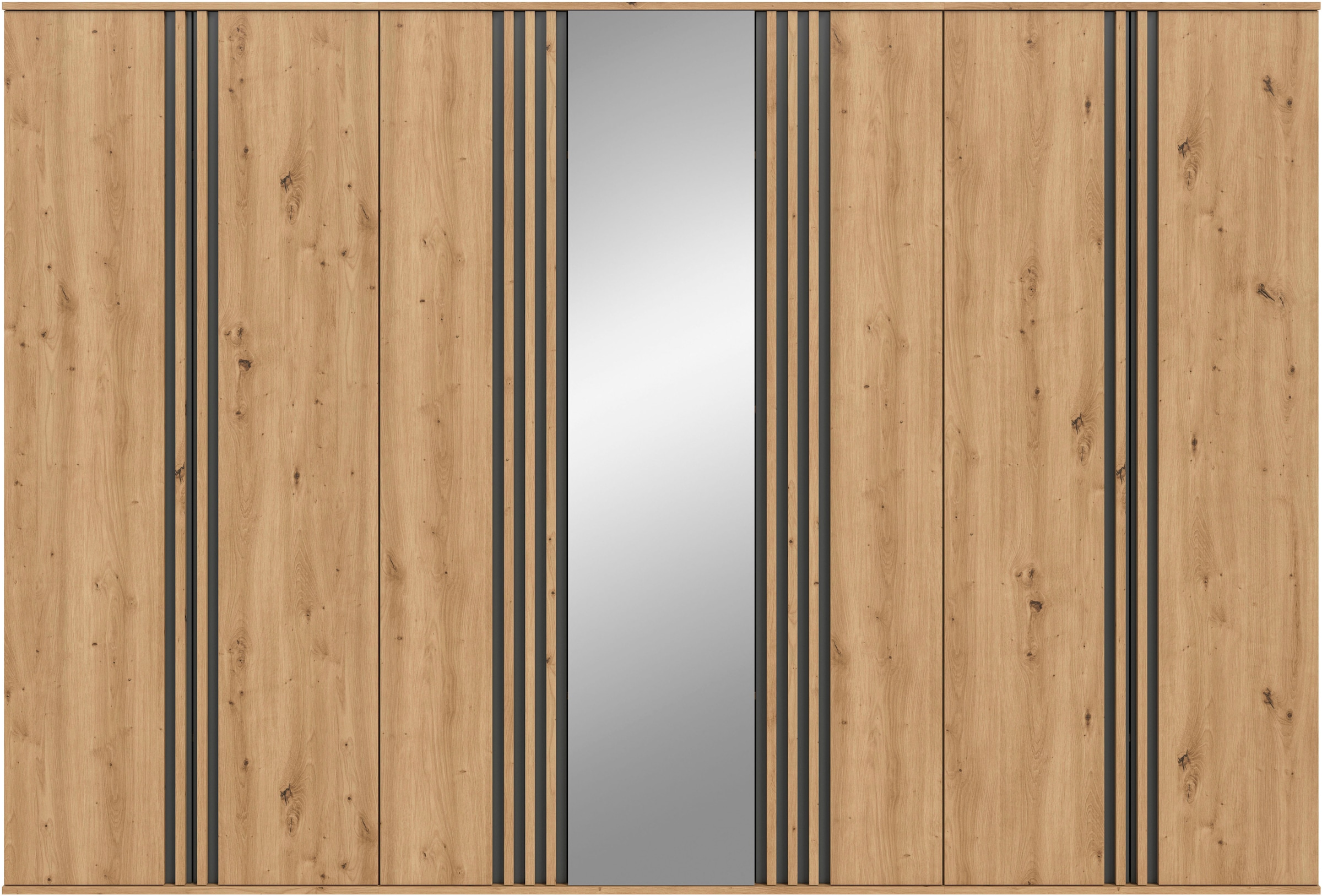 Home affaire Set d'armoires »ALVA, Breite 240 cm, Paneeloptik, Schlafzimmerschrank, Kleiderschrank« wähle den beste Schrank Kombination, individuell platzierbar, 