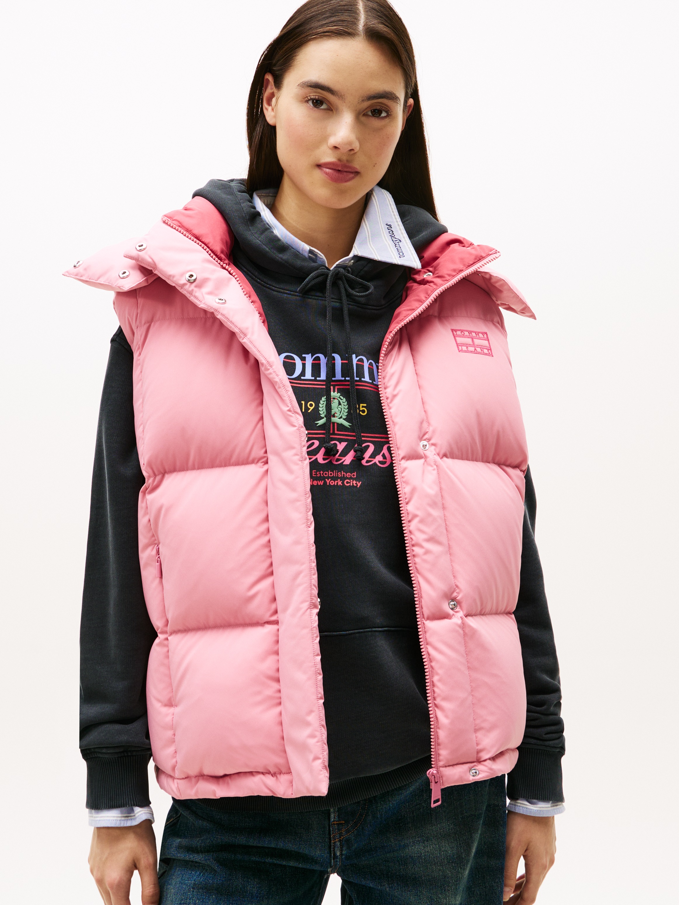 Image of Tommy Jeans Steppweste "TJW ALASKA GRID DOWN VEST"