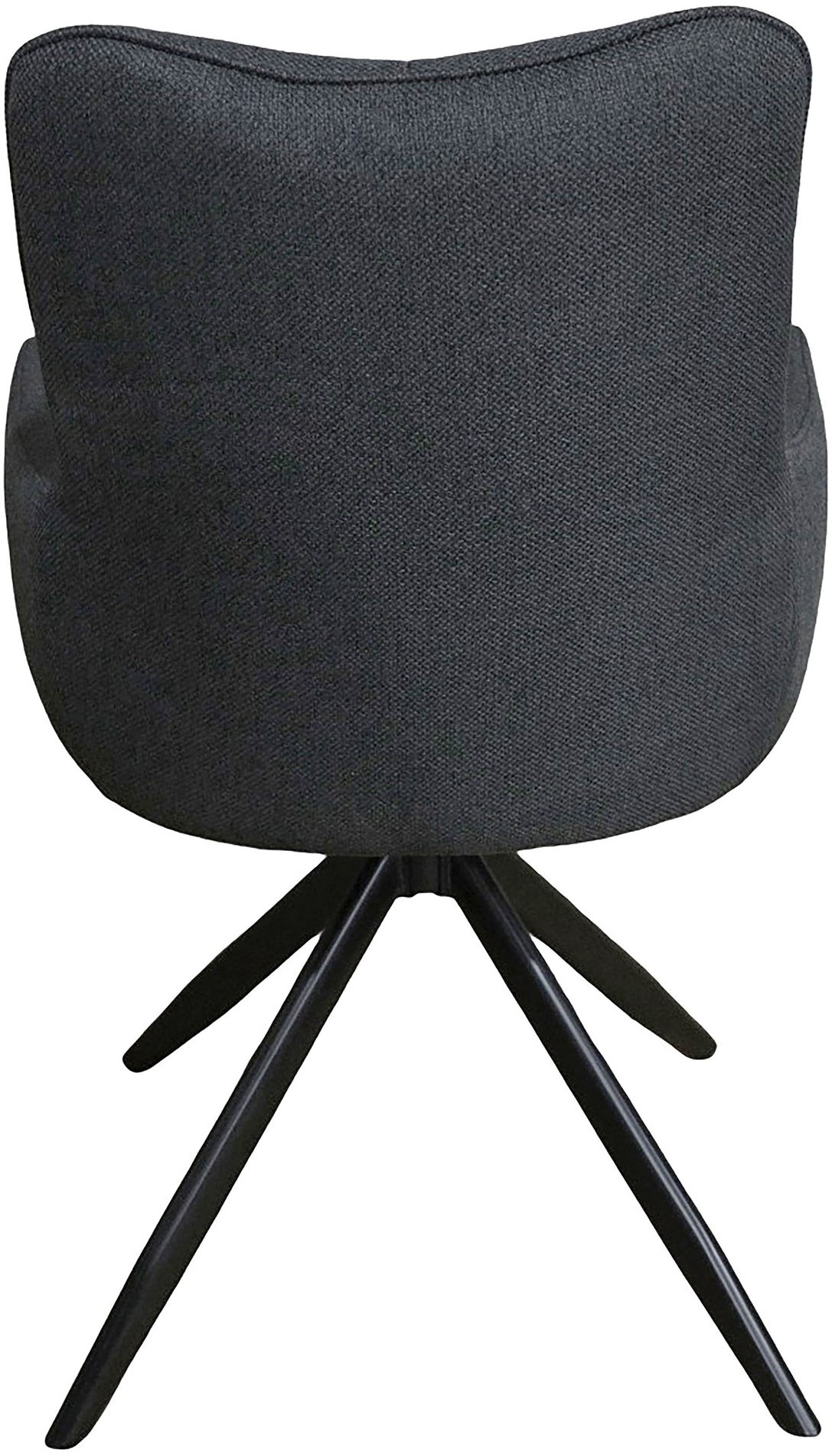 byLIVING Chaise de salle à manger »HAMILTON« (Ensemble) 2 cuisWebstoff, bis 110 kg, 360° drehbar, Schaumstoff, 4er Kreuzgestell