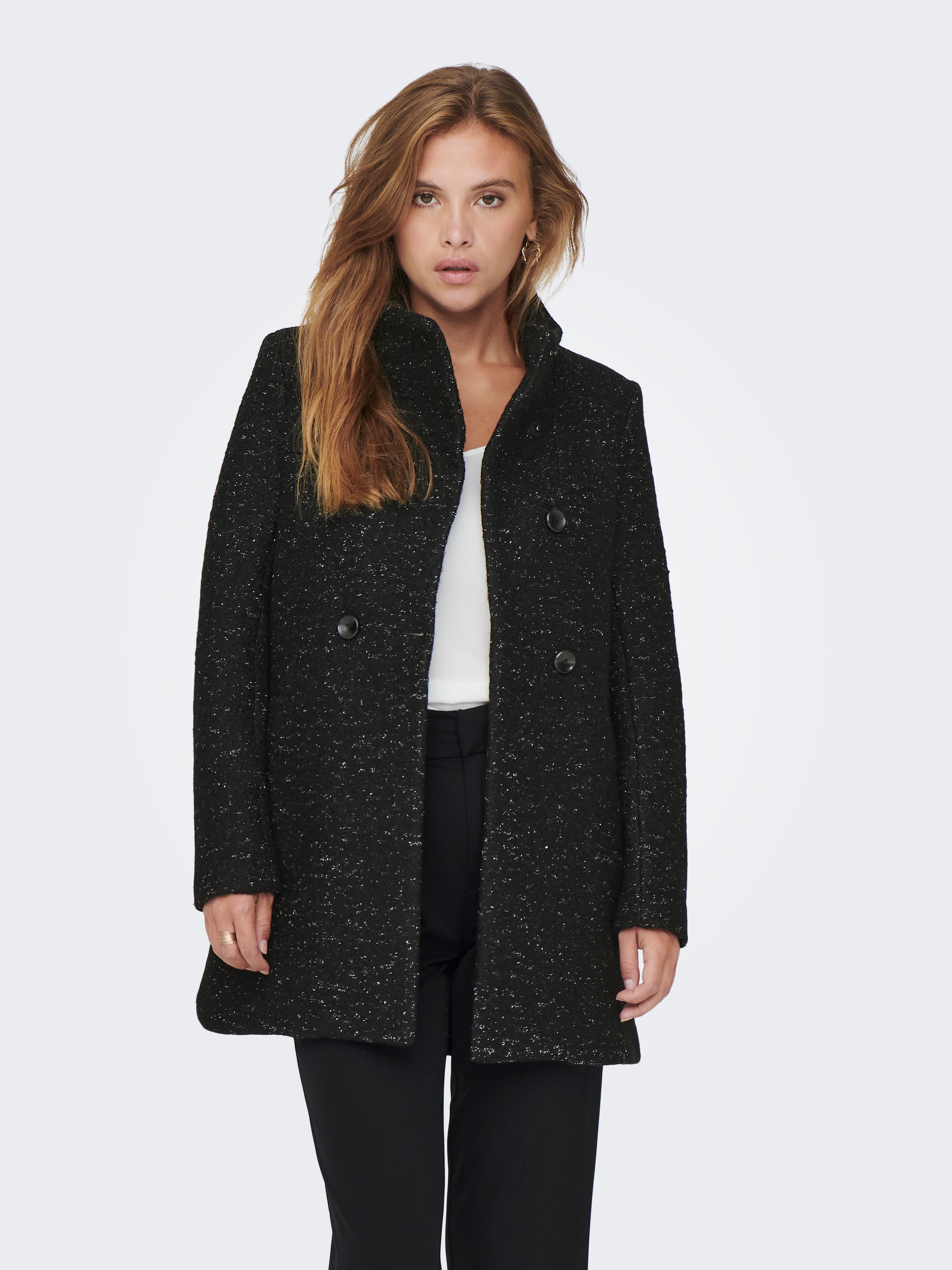ONLY Langjacke »ONLNEWSOPHIA WOOL COAT OTW CC«, mit Wolle