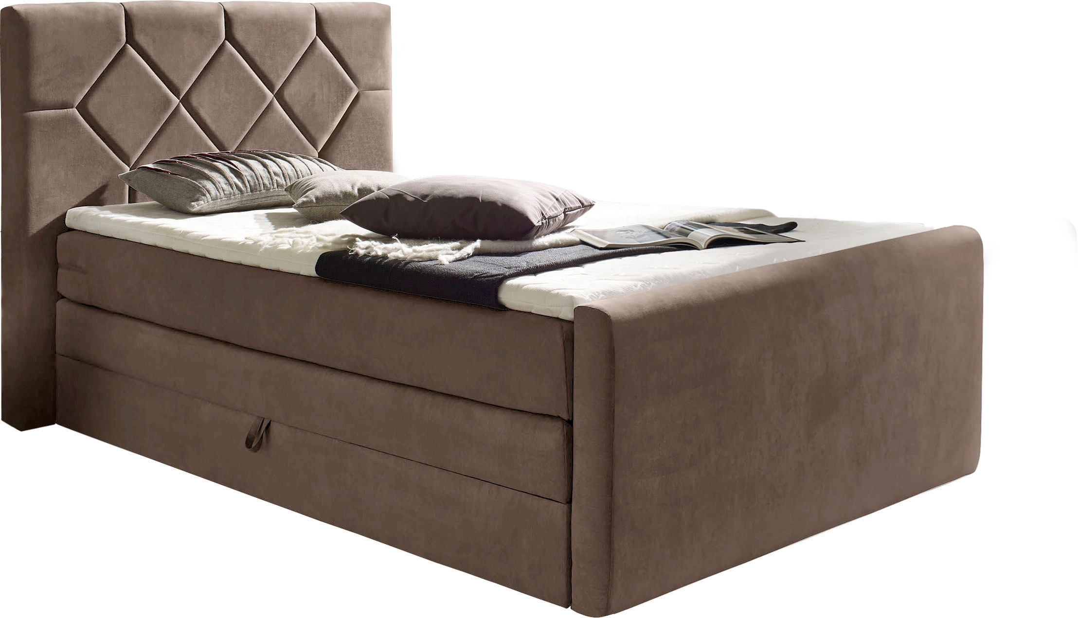 Home affaire Lit boxspring »Atlanta« incluant topper et coffre de lit