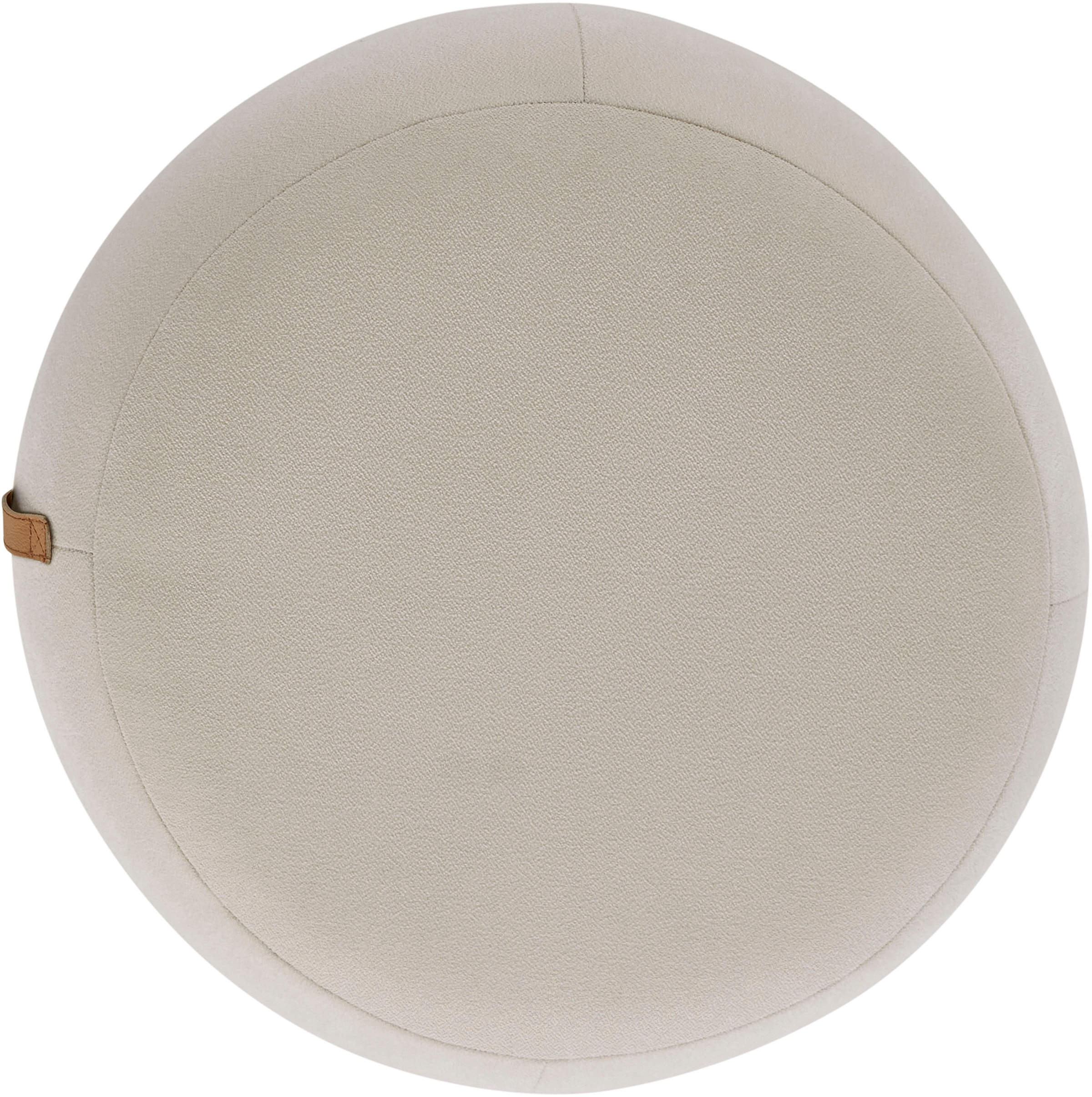 s.Oliver Tabouret »Finnian, moderner Designhocker mit Lederriemen, softes Design« hochwertig, zum Wohlfühlen in Luxus-Microfaser/Struktur oder in Bouclé