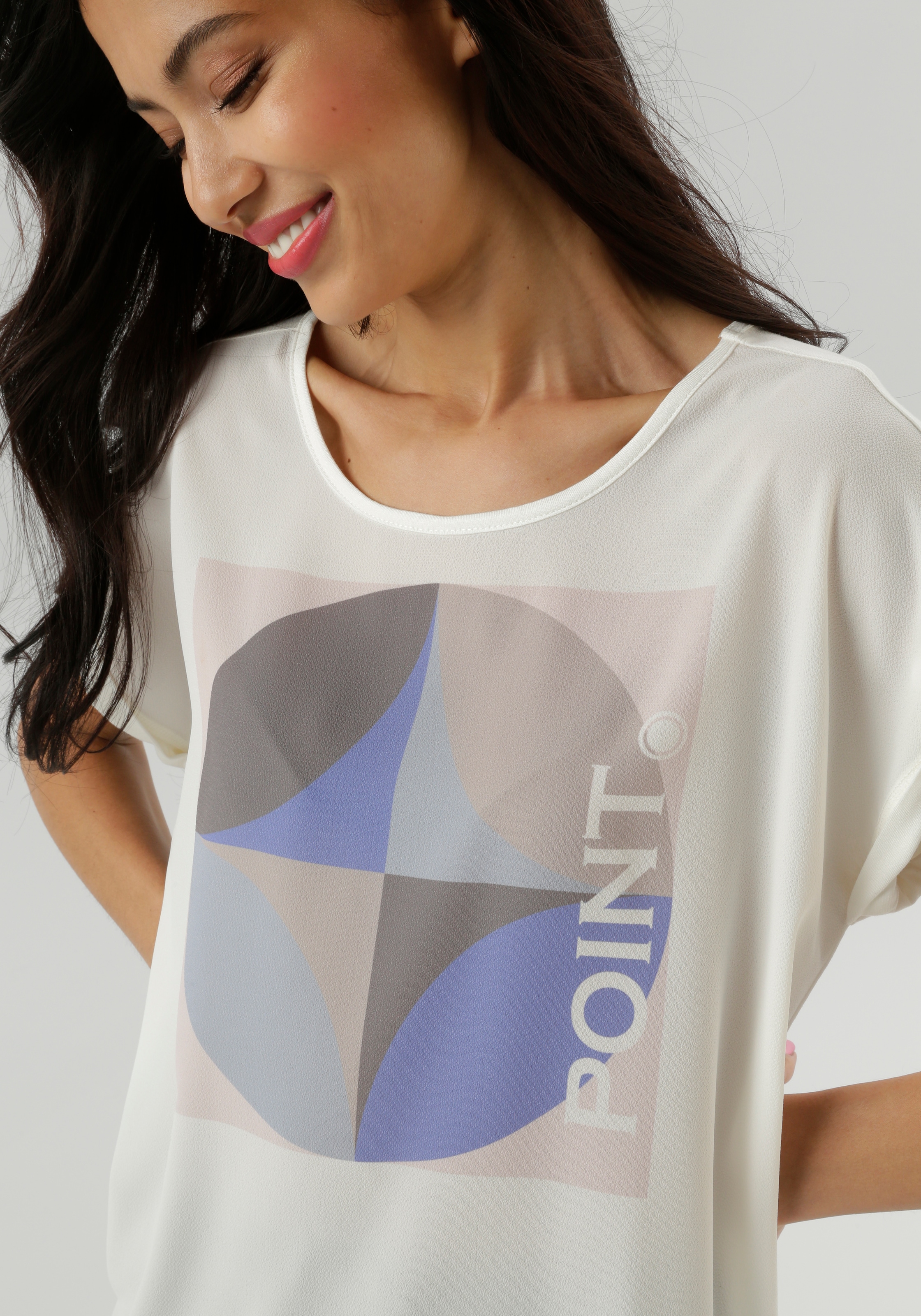 Aniston SELECTED Shirtbluse, im Materialmis - NEUE KOLLEKTION