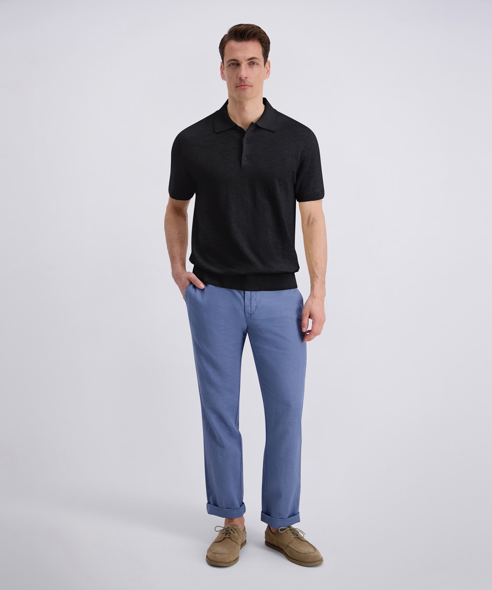 Pierre Cardin Polo »Polo Strick« coupe régulière, manches courtes, forme 3 boutons