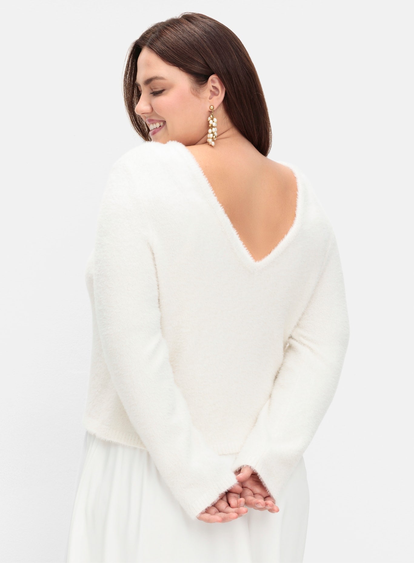 Sheego Rundhalspullover »Pullover«