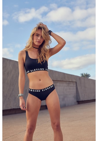 Elbsand Bustier-Bikini, mit kontrastfarbenen Schriftzügen kaufen