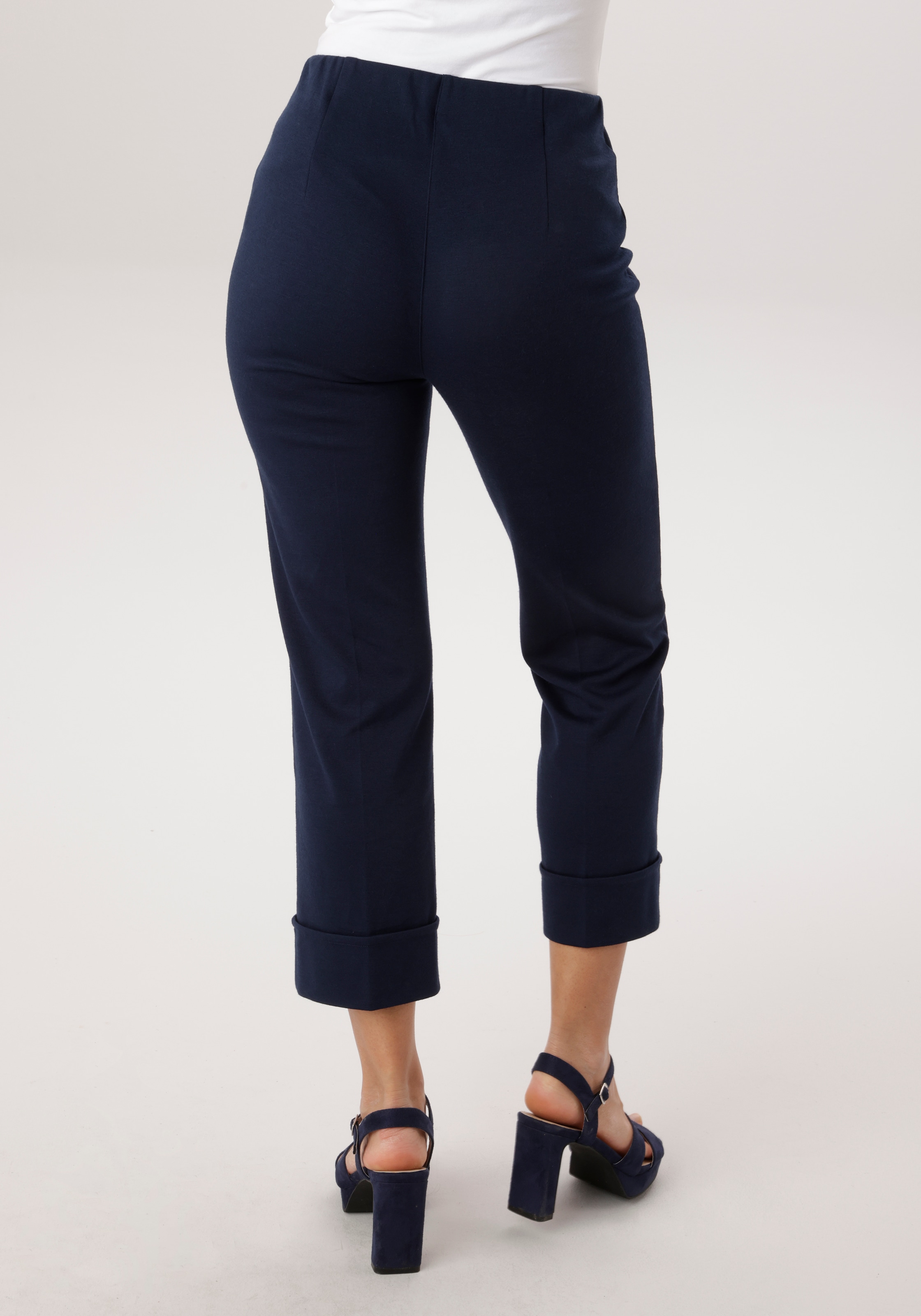 Aniston SELECTED Pantalon à enfiler  breiten, fixierten Umschlag am Saum - NEUE KOLLEKTION