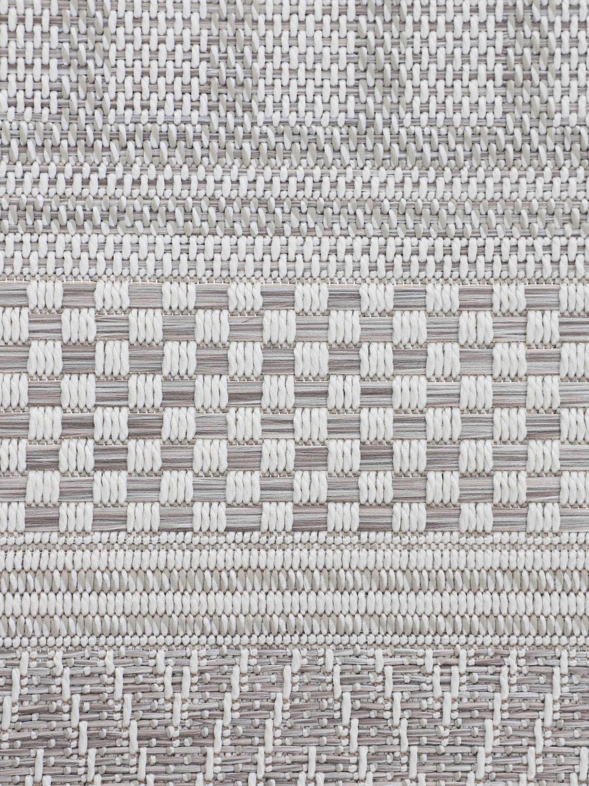 carpetfine Läufer »Boho 100«, rechteckig, 4 mm Höhe, robustes Flachgewebe, Sisal Optik, UV-beständig, Aussenbereich