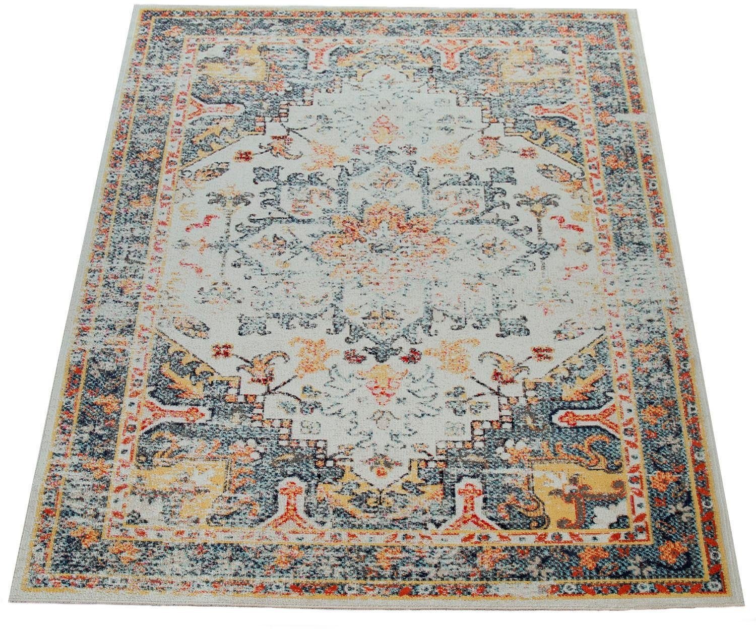 Image of Paco Home Teppich »Artigo 428«, rechteckig, 4 mm Höhe, Kurzflor, Orient-Optik, Vintage Design, In- und Outdoor geeignet, ideal im Wohnzimmer & Schlafzimmer bei Ackermann Versand Schweiz