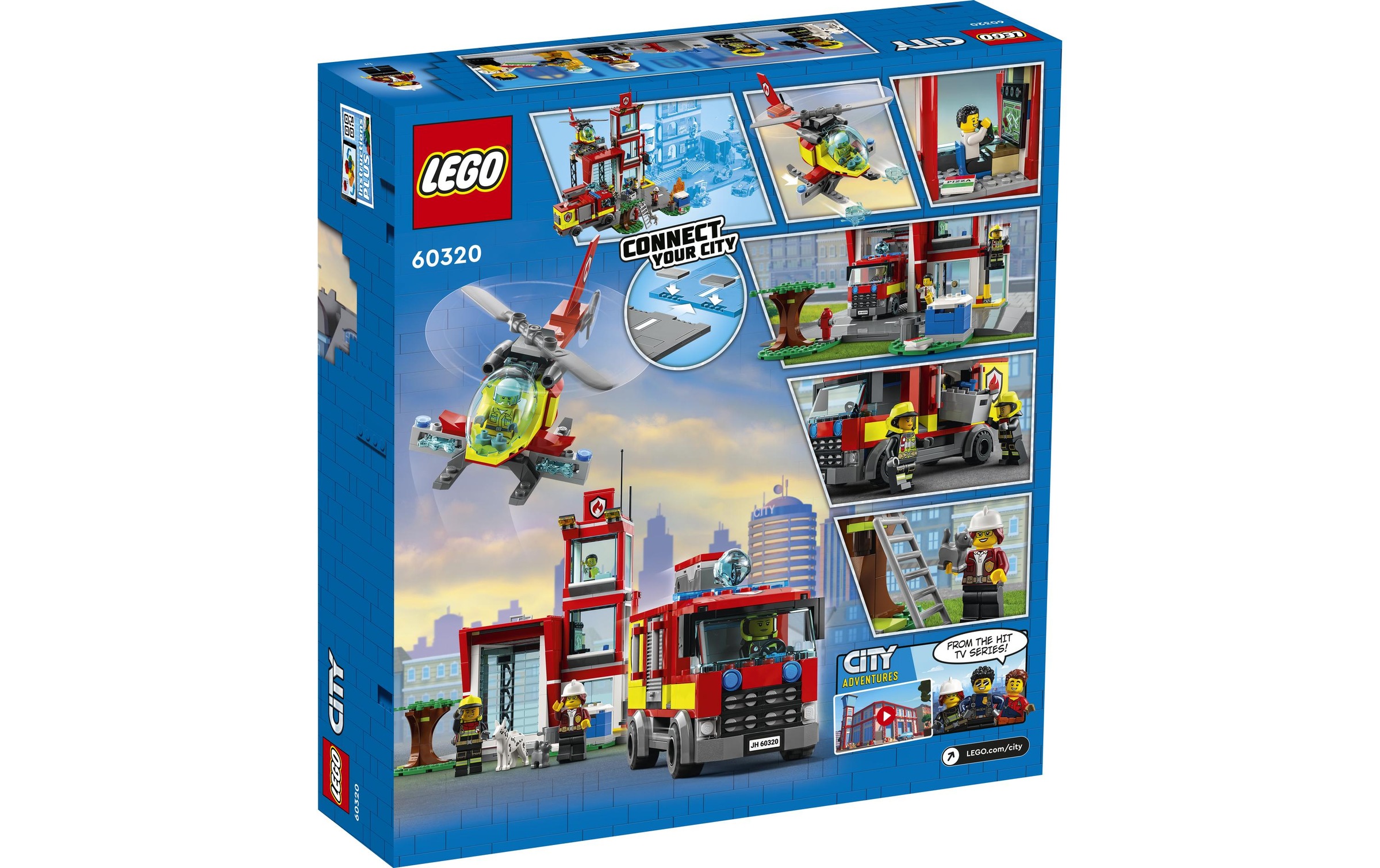 LEGO® Spielbausteine »Feuerwache 60320«, (540 St.)