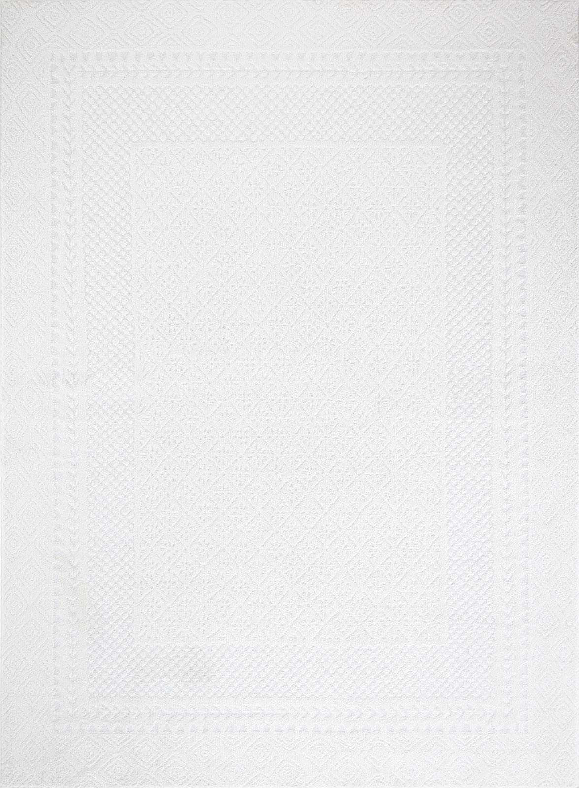 Livabliss Teppich »MONACO«, rechteckig, 14 mm Höhe, Skandinavischer Teppich, Kurzflor Boho-Wohnzimmerteppich