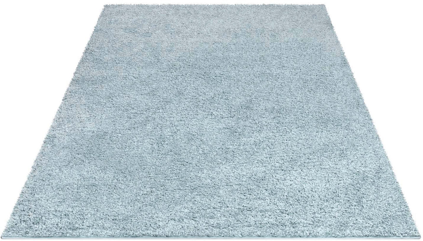 Carpet City Hochflor-Teppich »City Shaggy«, rechteckig, 30 mm Höhe, Auch als Läufer, Langflor, Uni, Shaggy, flauschig-weich