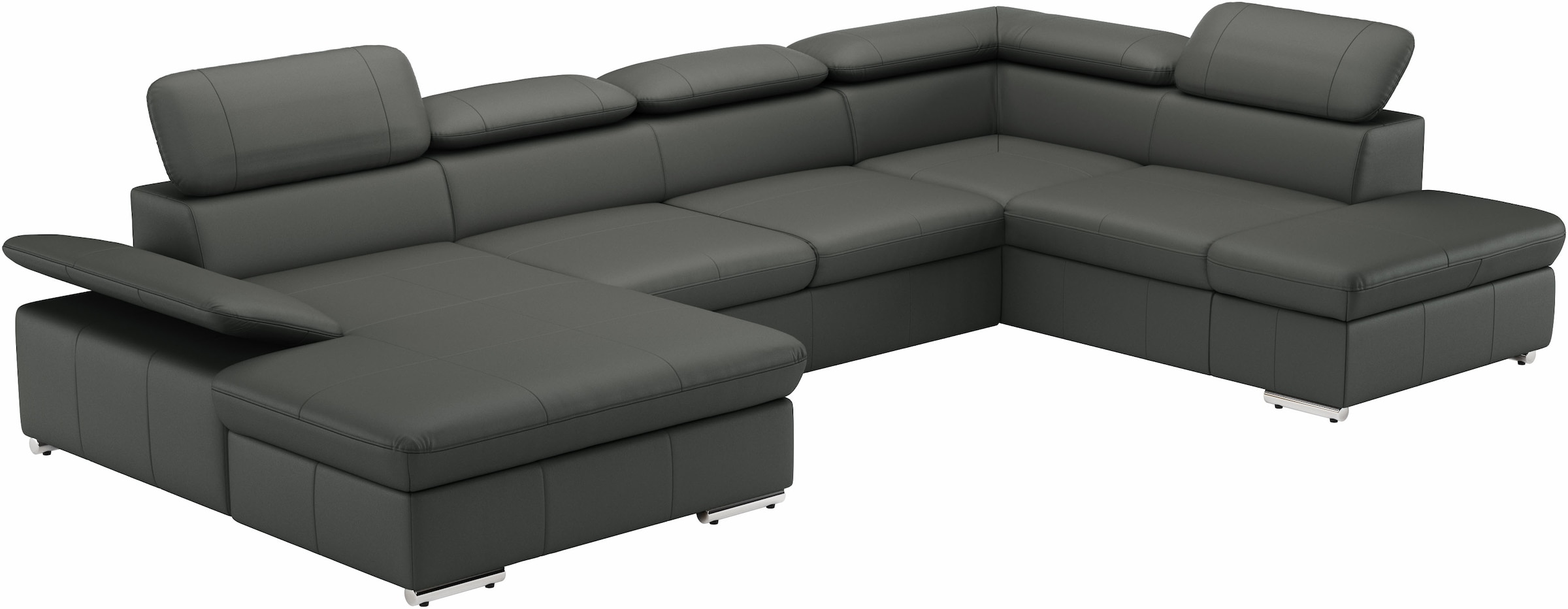 sit&more Wohnlandschaft »Valantine U-Form«, inkl. Kopf- und Armteilverstellung, wahlweise mit Bettfunktion