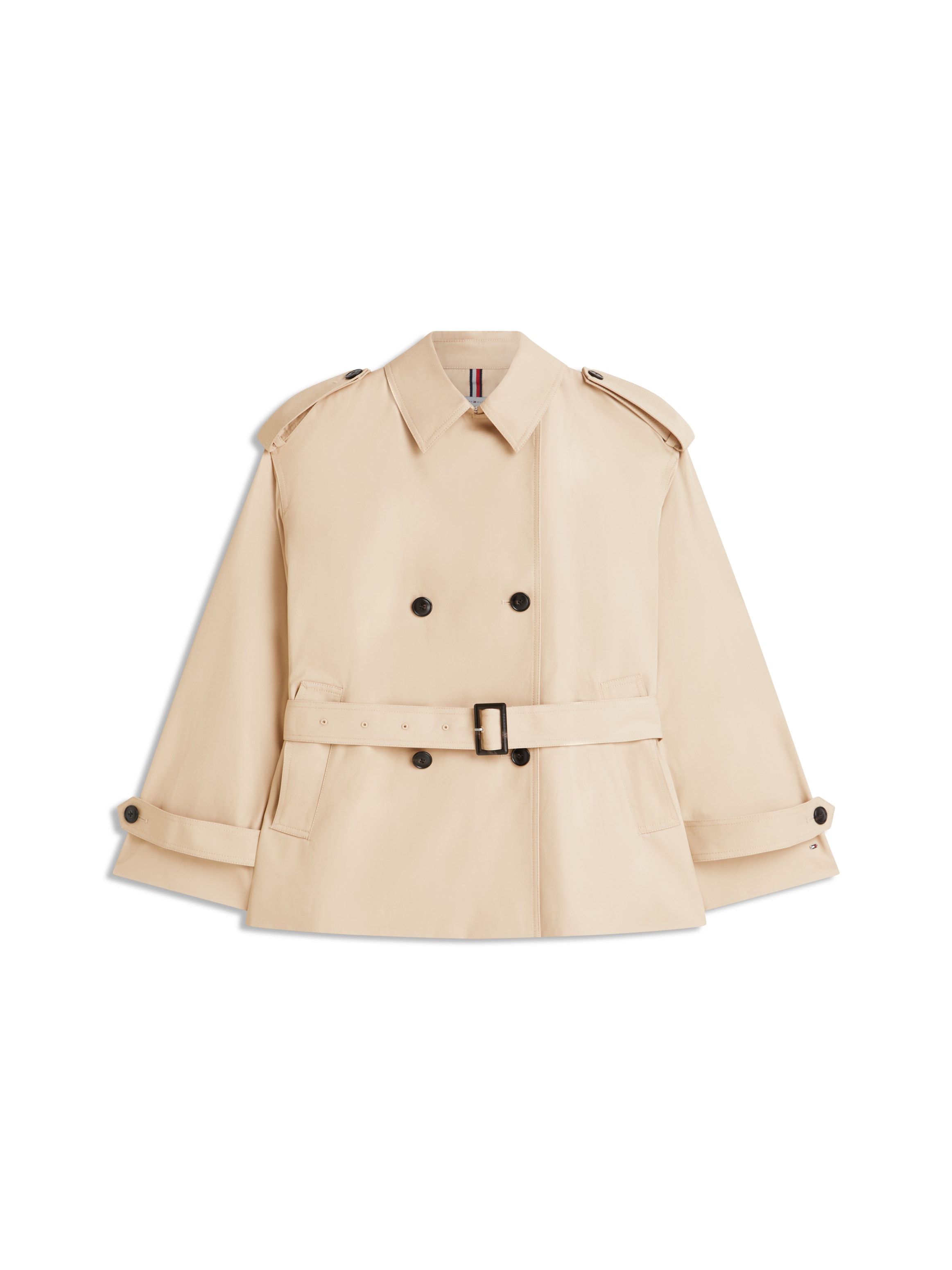 Tommy Hilfiger Veste courte »COTTON SHORT TRENCH« Coton, style trench-coat
