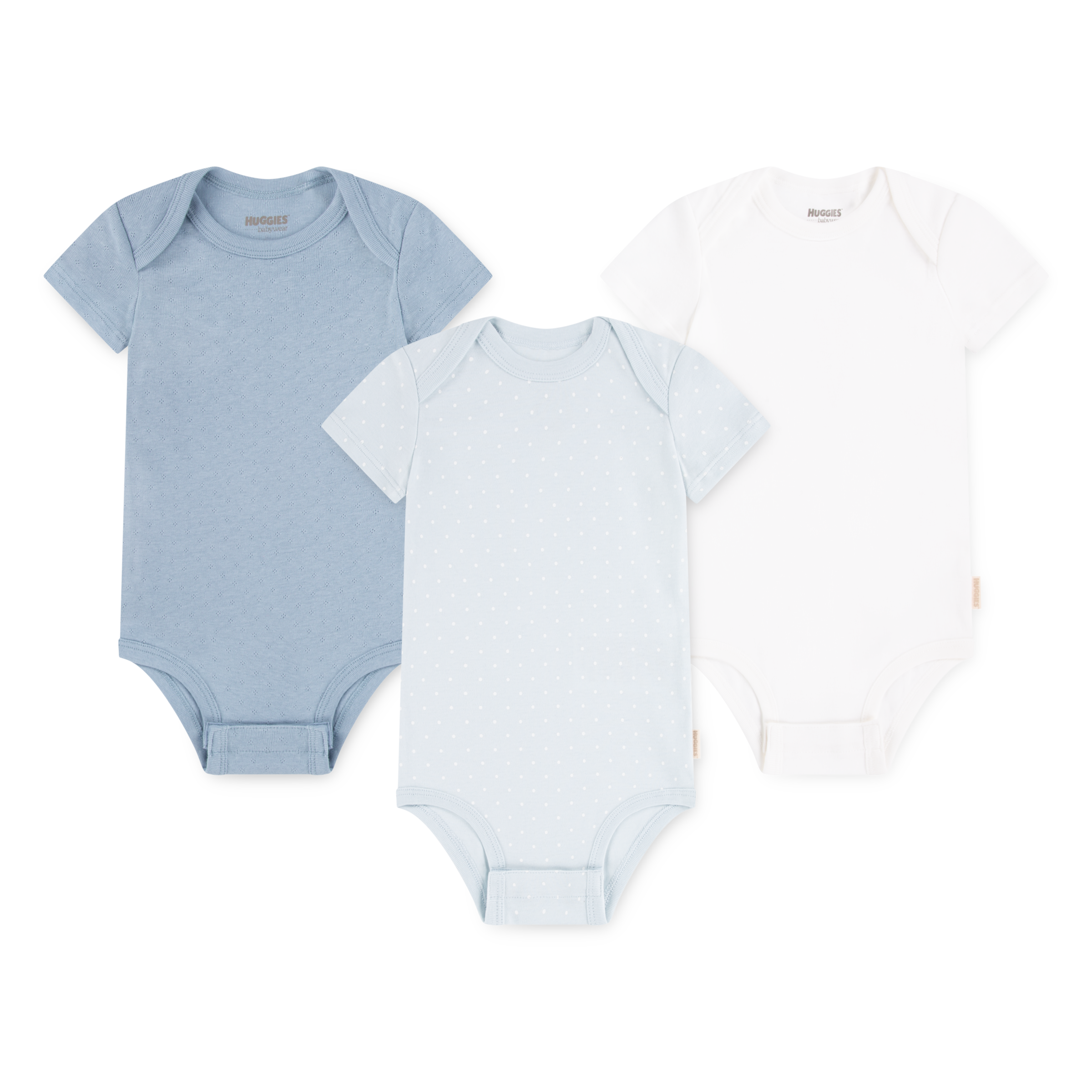 HUGGIES babywear Body »HUGB 3PK BODYSUIT« Packung, 3 cuis aus Baumwolle