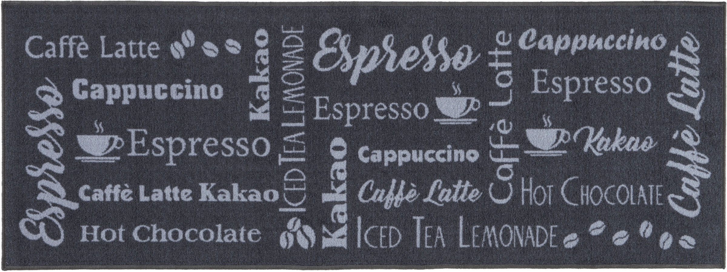 Image of Andiamo Küchenläufer »Hot Chocolate«, rechteckig, 4 mm Höhe, Motiv Kaffee, mit Schriftzug, Küche bei Ackermann Versand Schweiz