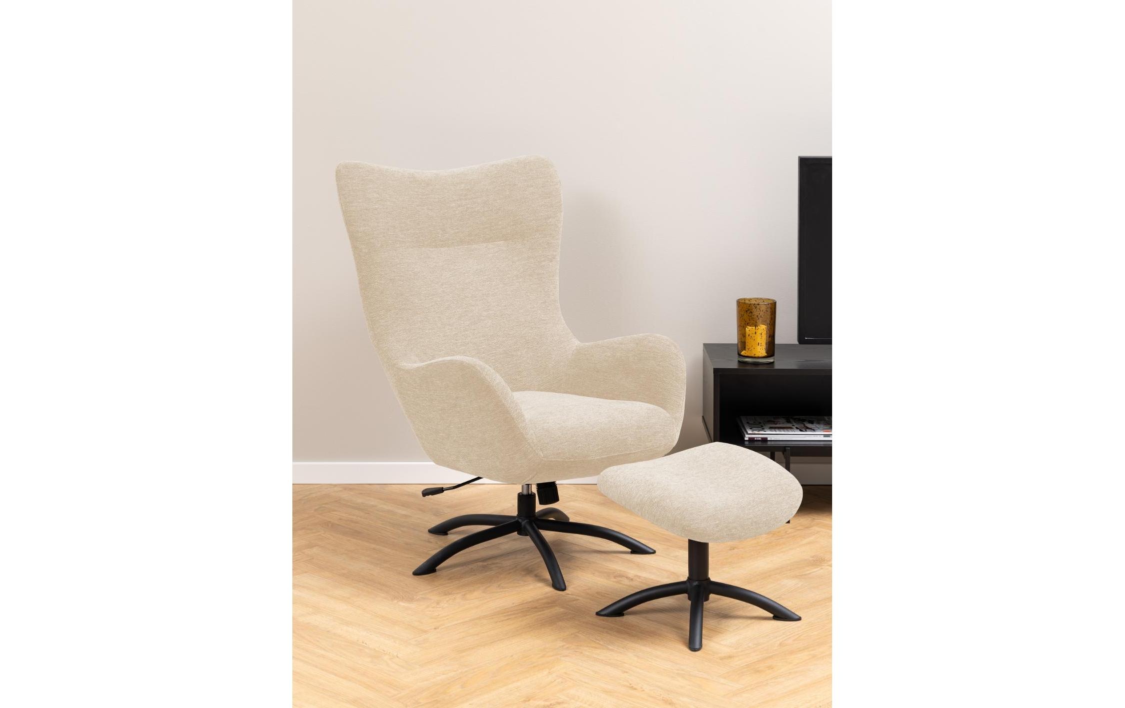 AC Design Sessel »Recliner Talgarth« 2 Stk. tlg. Eleganter Stuhl mit Hocker aus Skyland-Stoff