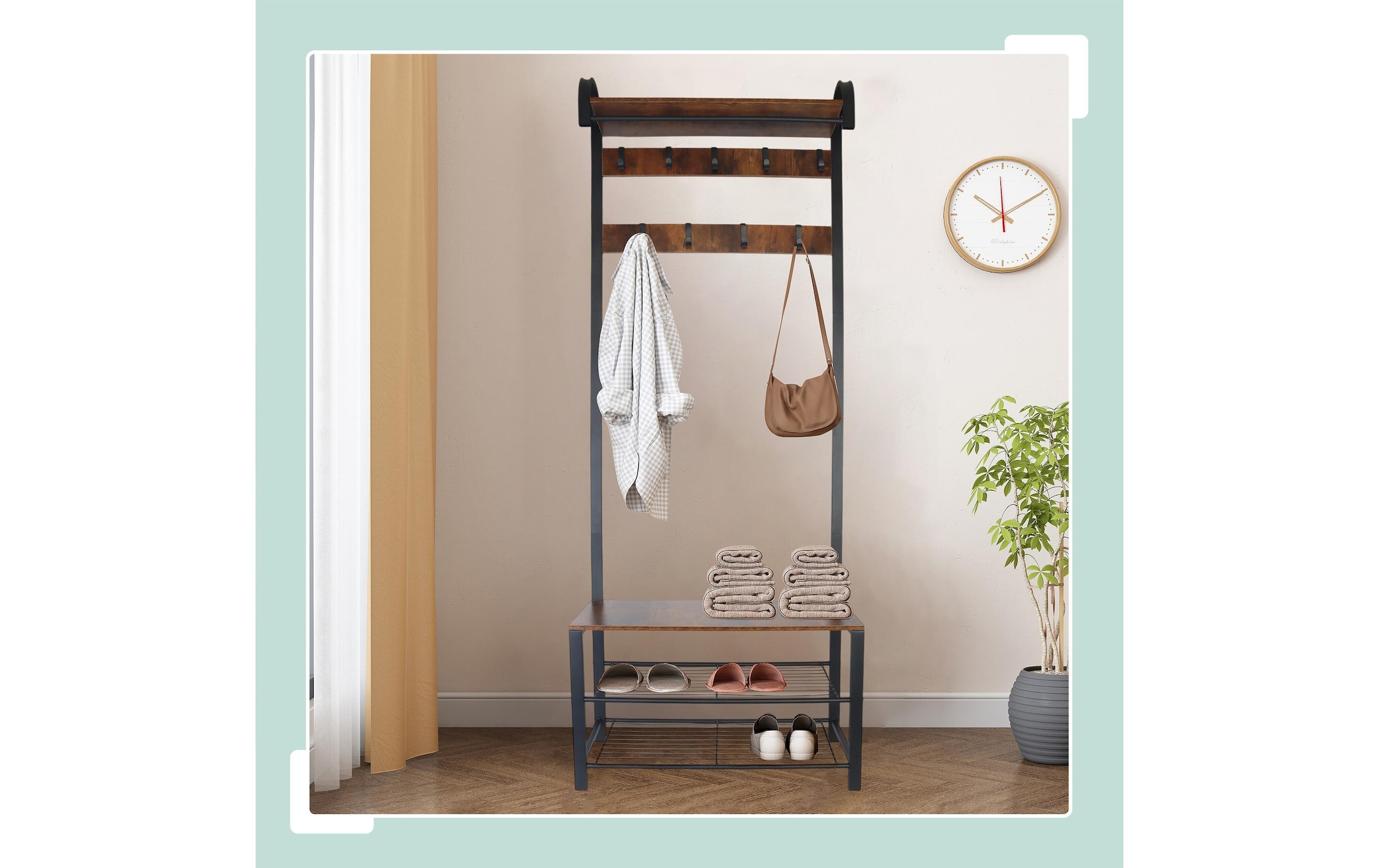 relaxdays Garderobenständer