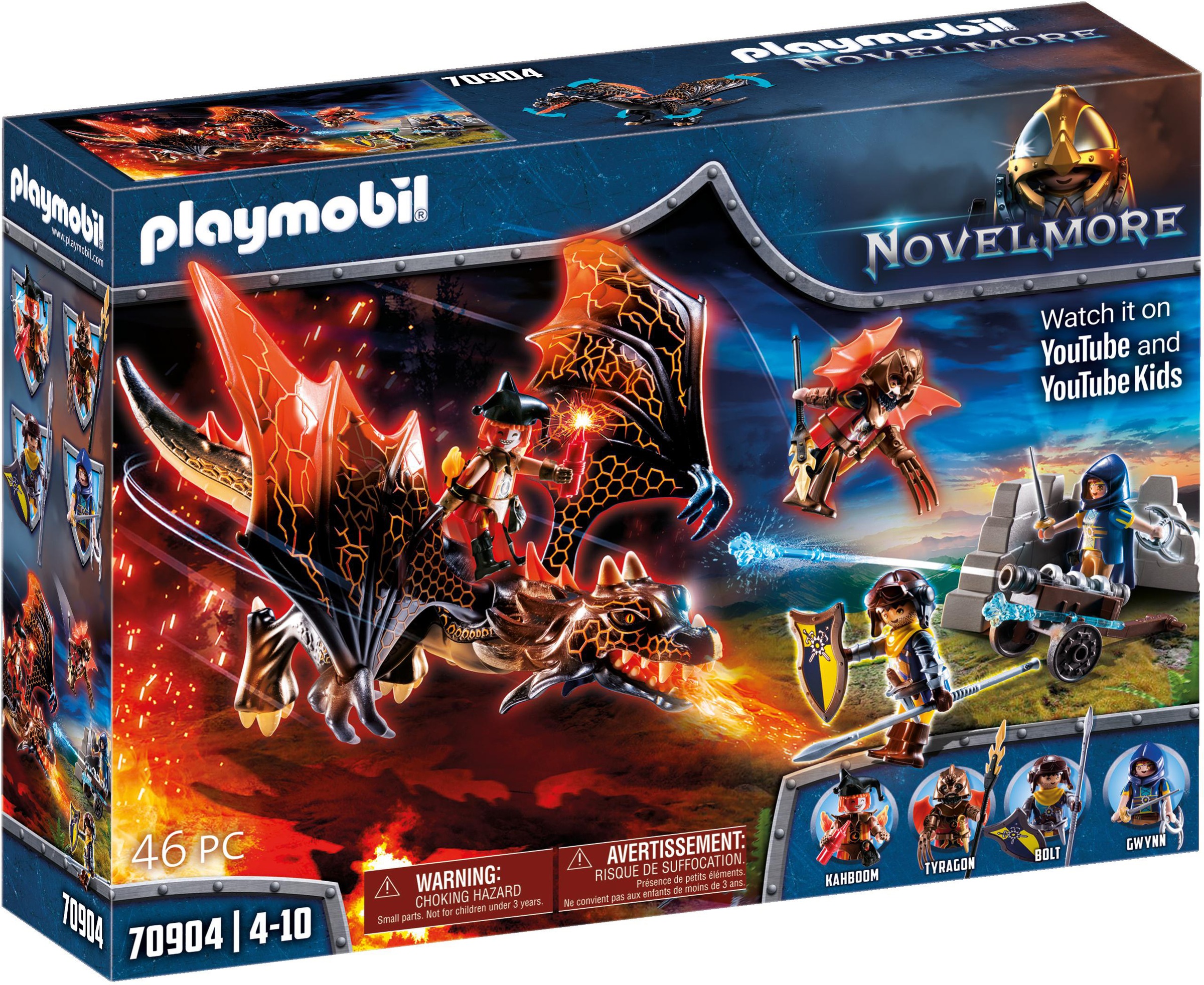 Image of Playmobil® Konstruktions-Spielset »Novelmore Drachenattacke (70904), Novelmore«, (46 St.), Made in Germany bei Ackermann Versand Schweiz