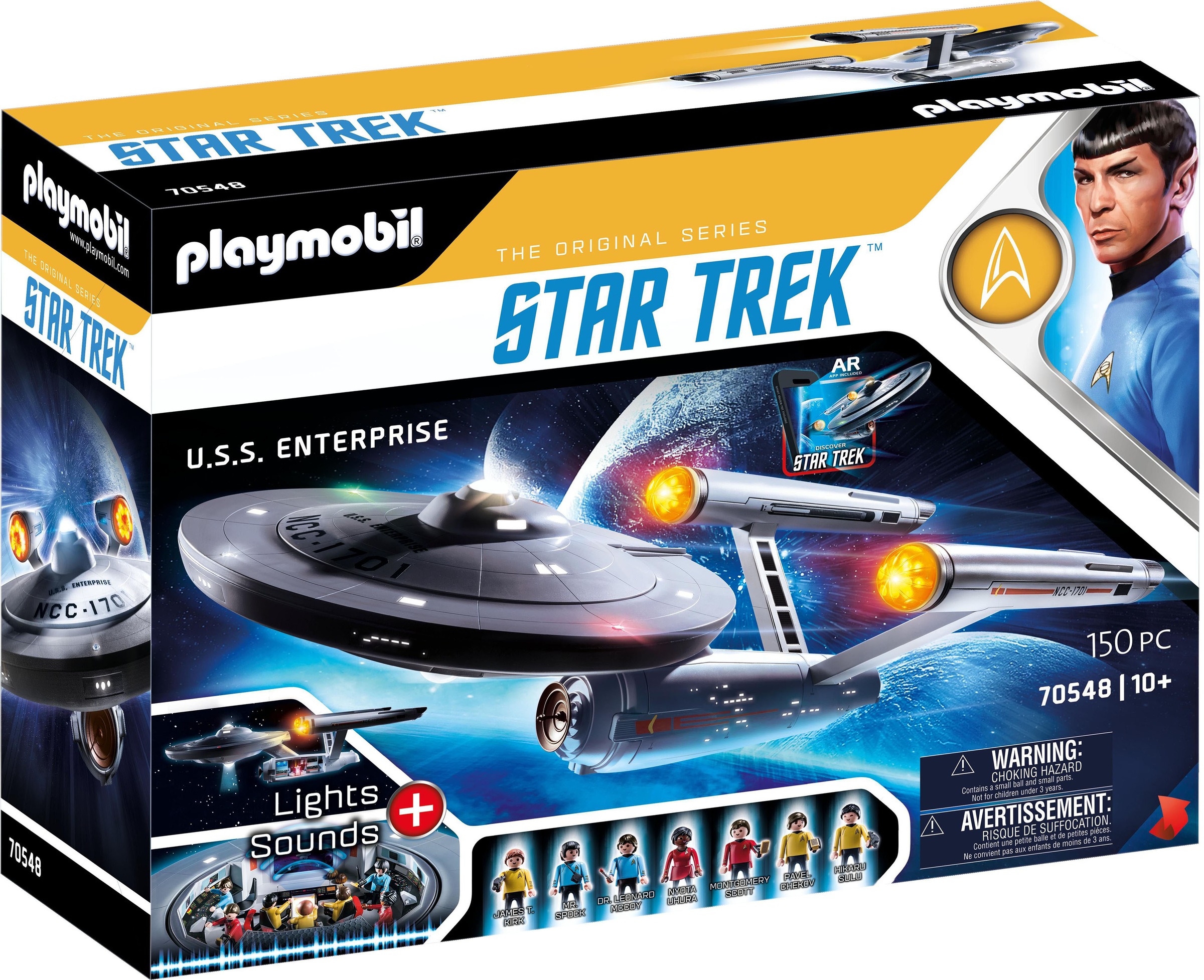Image of Playmobil® Konstruktions-Spielset »Star Trek - U.S.S. Enterprise NCC-1701 (70548)«, (150 St.), Made in Europe bei Ackermann Versand Schweiz