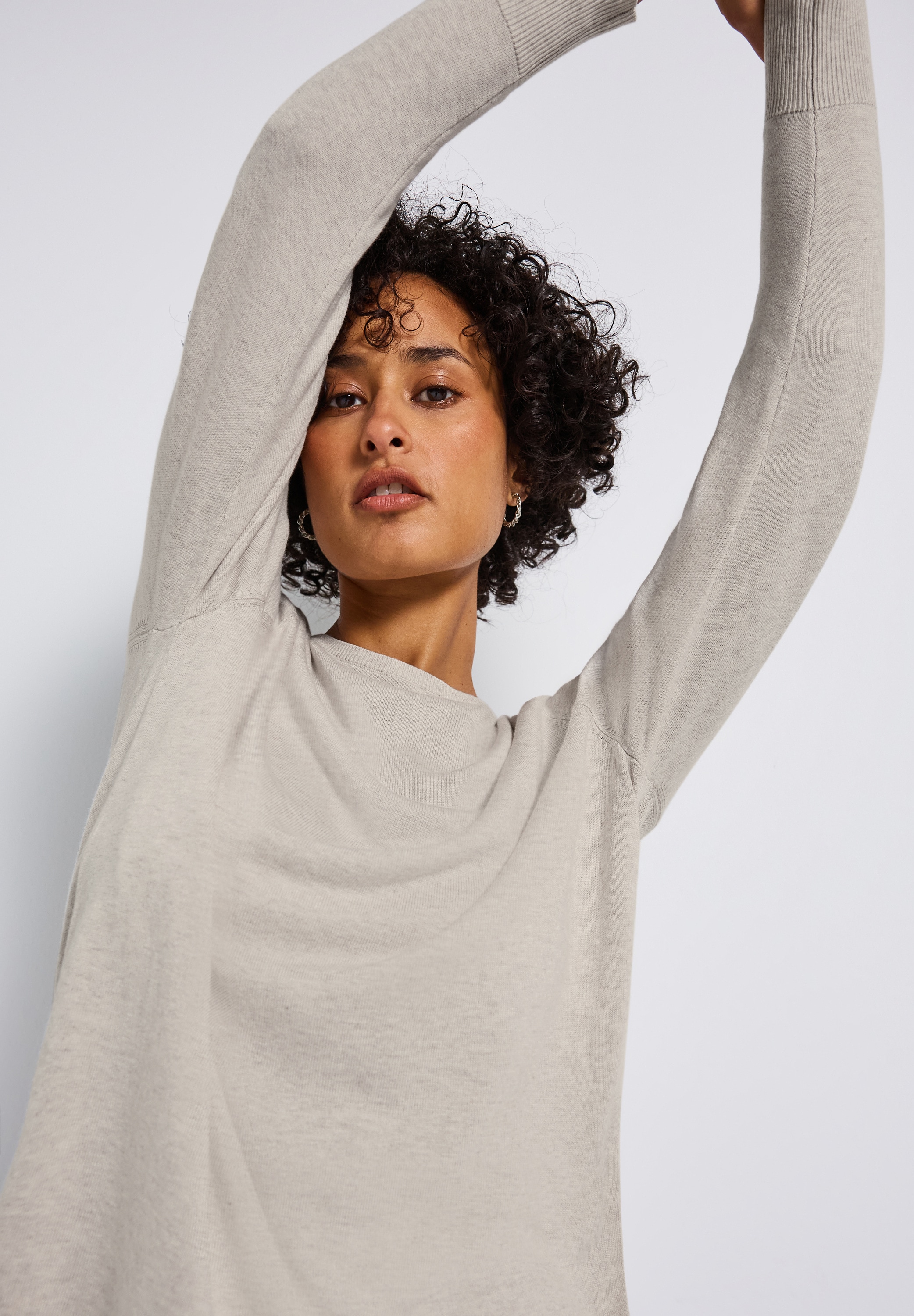 STREET ONE Strickpullover mit U-Boot-Ausschnitt