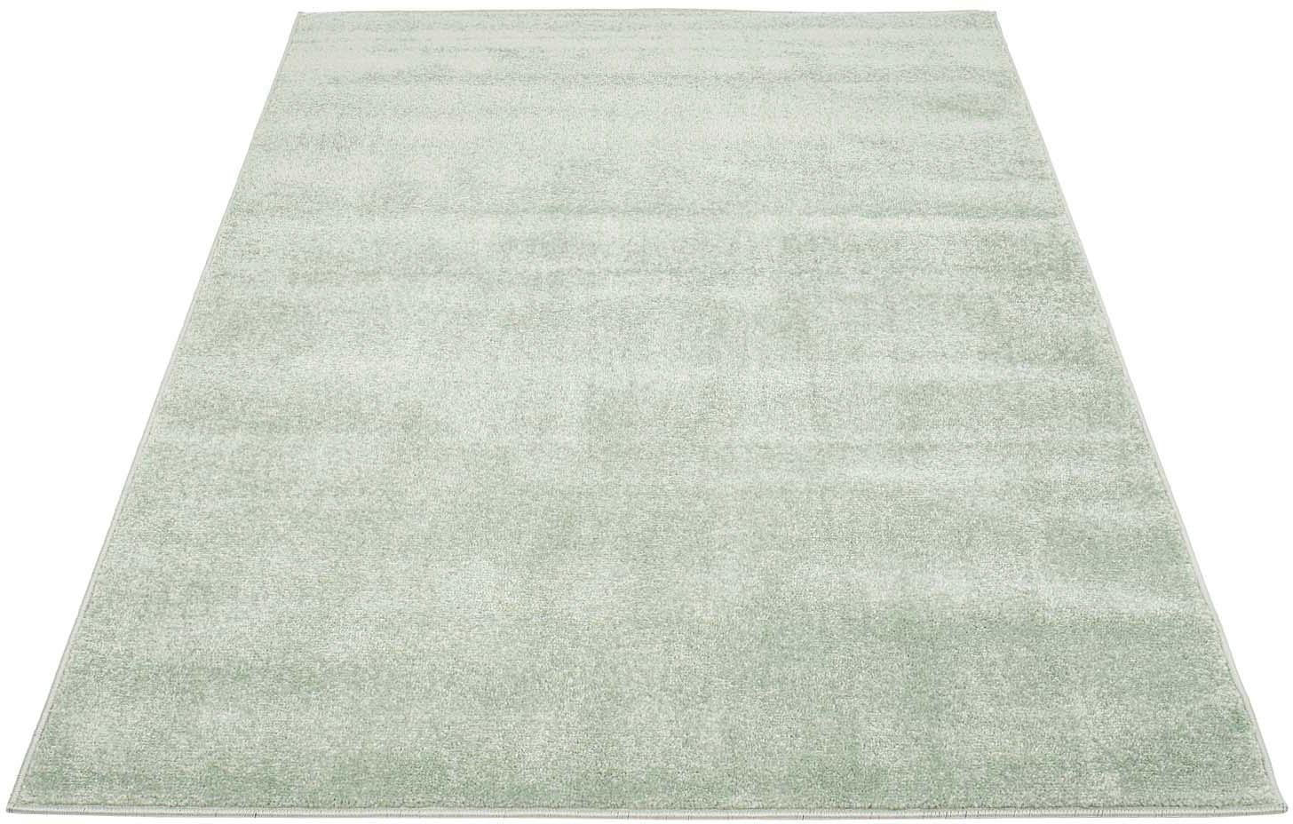 Carpet City Weicher 2081«, Teppich rechteckig, Kurzflor, kaufen Uni-Farben, »Moda Soft Flor jetzt