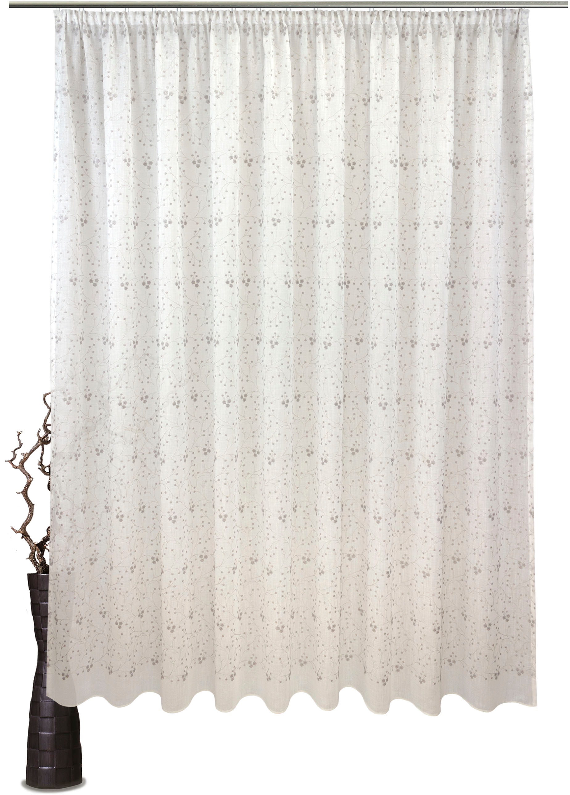 Image of VHG Gardine nach Mass »Elvy«, (1 St.), Stickerei Langstore, verschiedene Grössen bei Ackermann Versand Schweiz