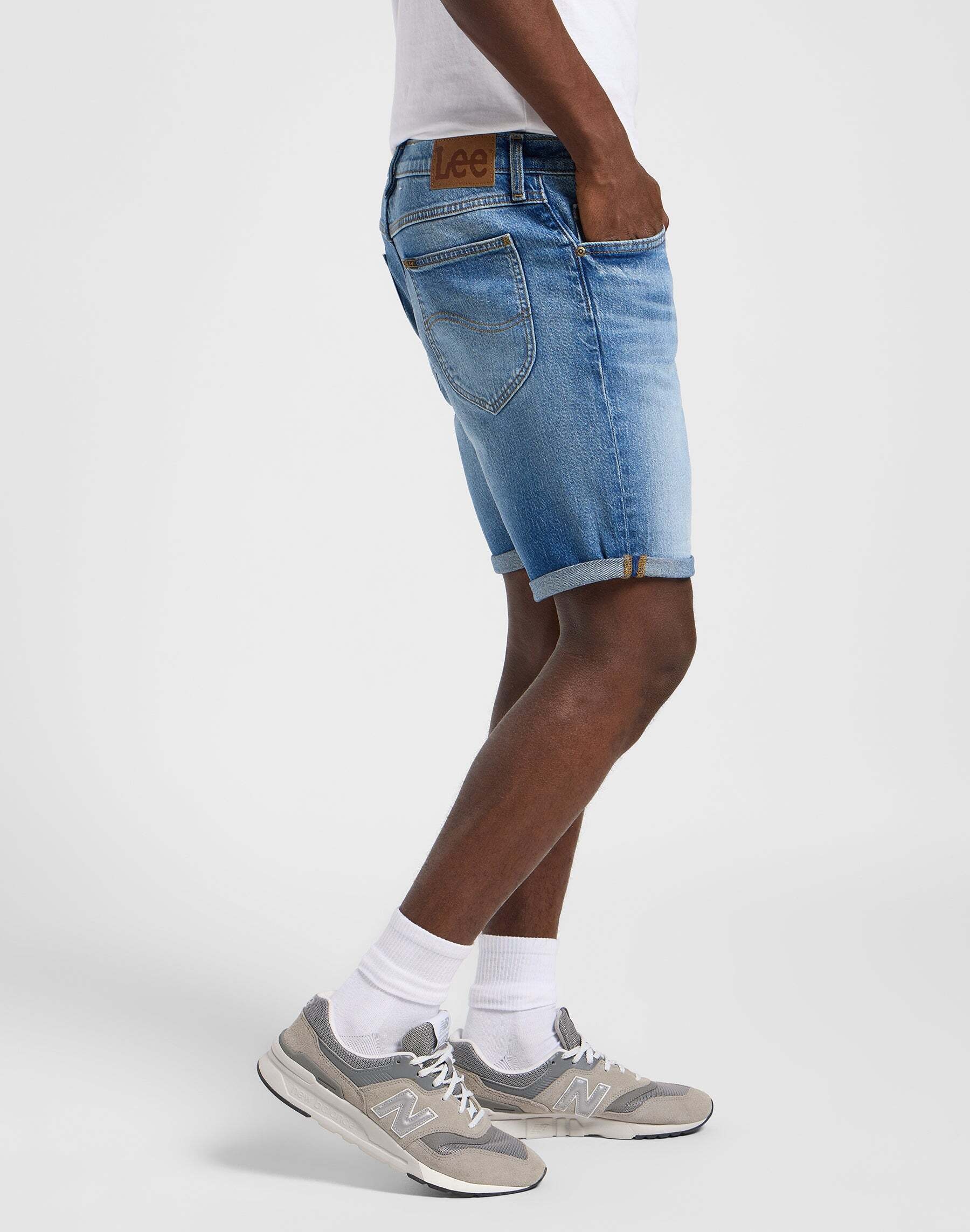 Lee® Slim-fit-Jeans »LEE Jeansshorts Rider Short«