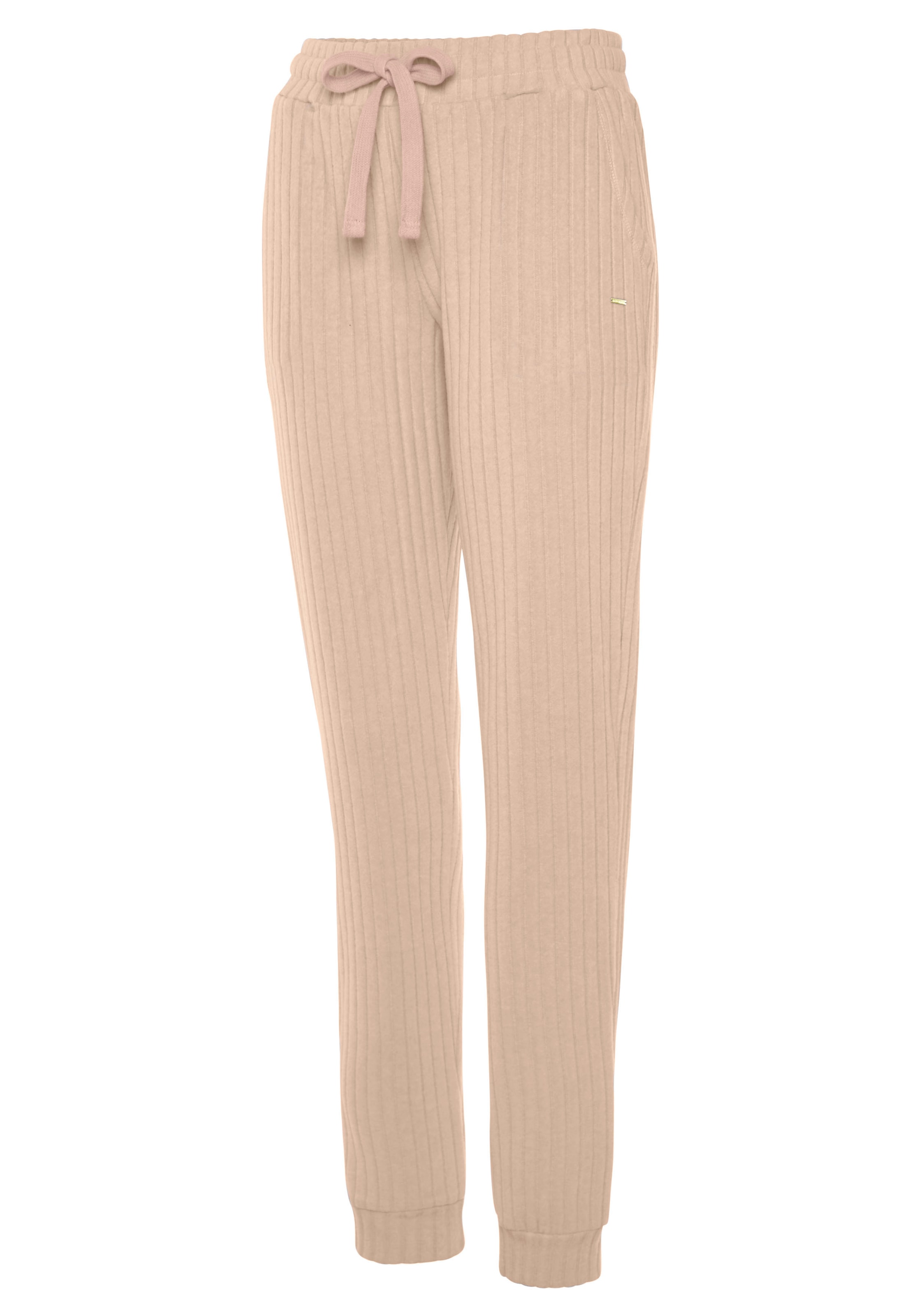 LASCANA Homewearhose, Lounge-/ Strickhose mit praktischen Taschen, Loungewear