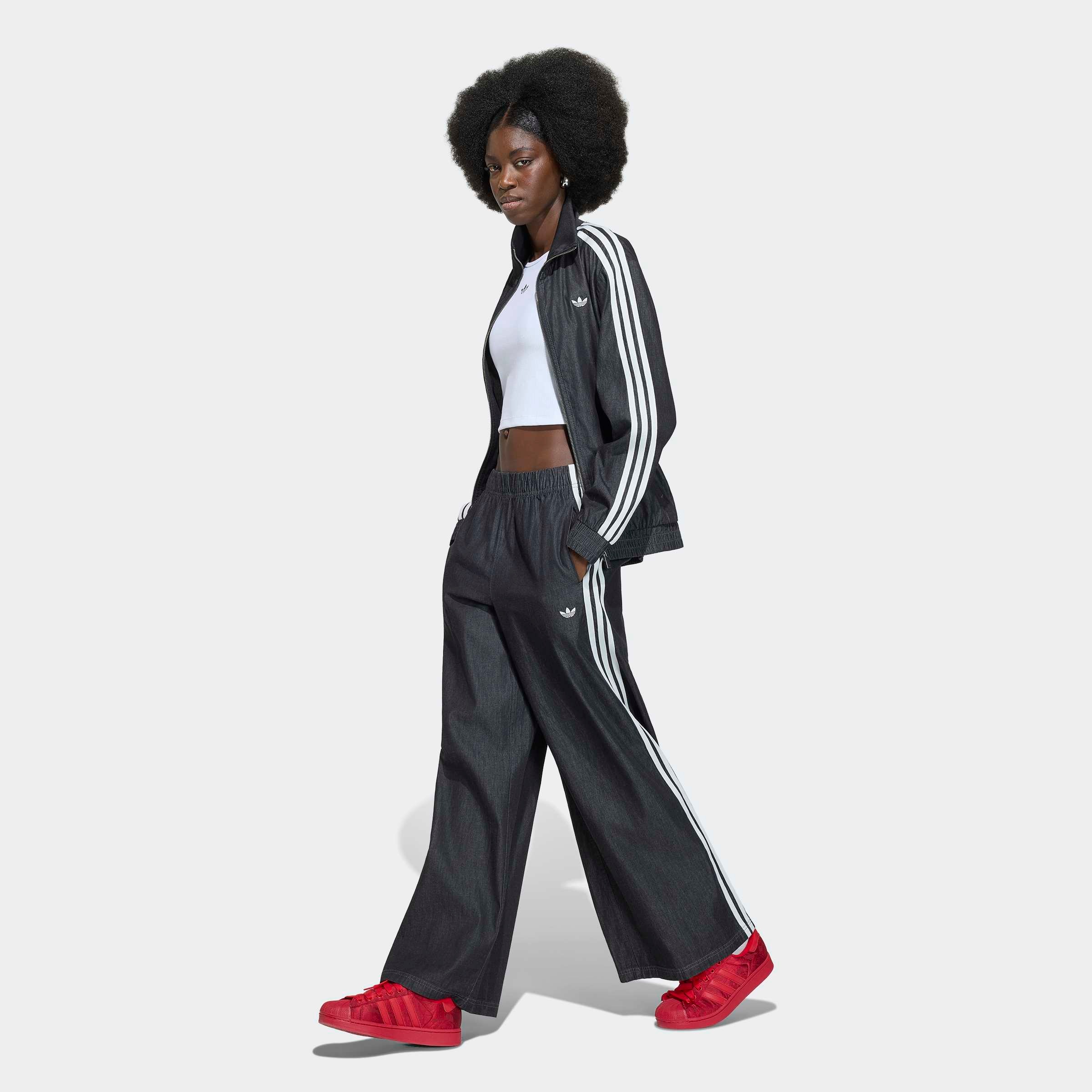 adidas Originals Outdoorjacke »ADIDAS ORIGINALS SUMMER GLOW LIGHT DENIM FIREBIRD TRACK« DENIM Jacke