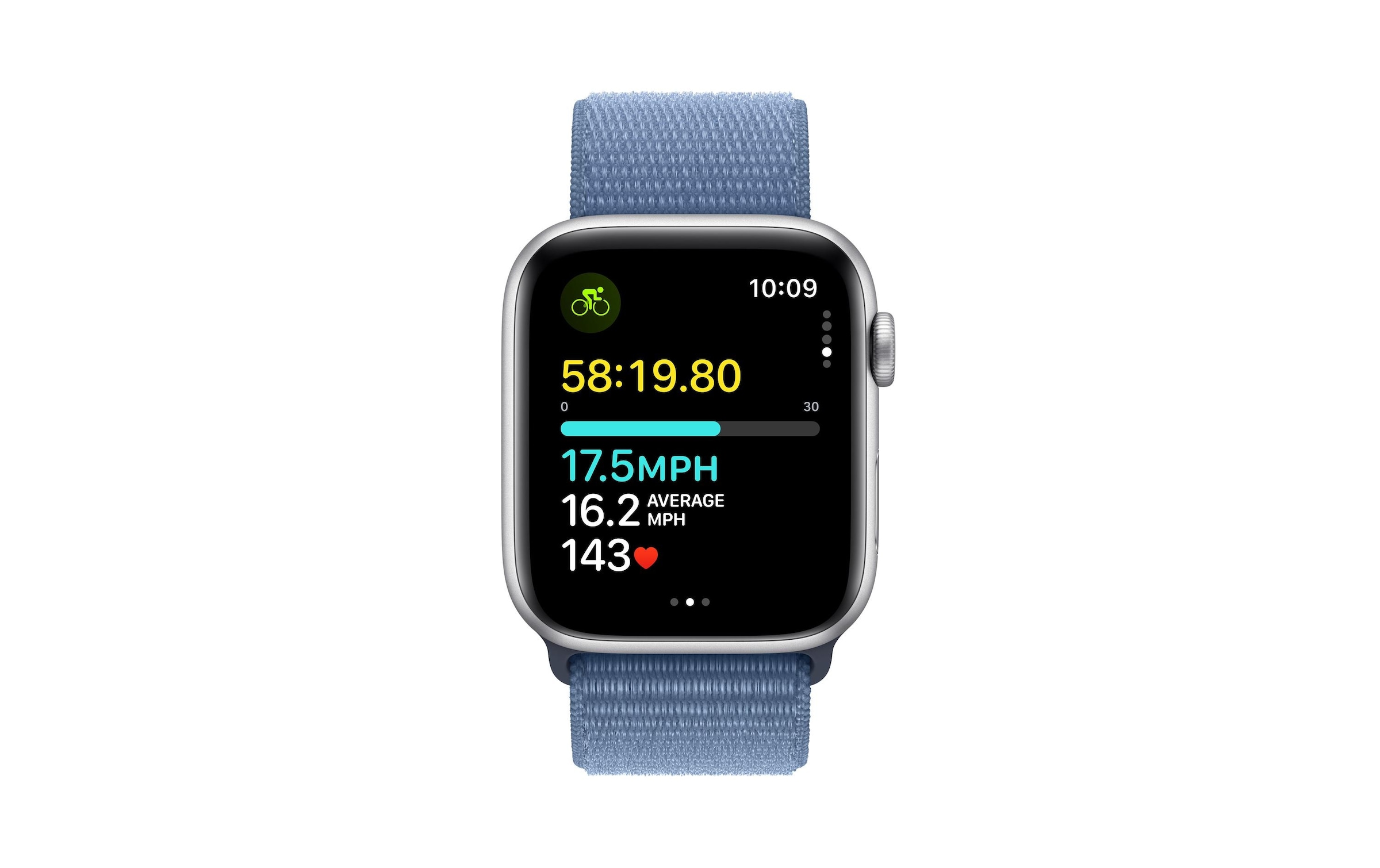 Apple Smartwatch »SE GPS, Aluminum mit Sport Loop«, 32 GB,)