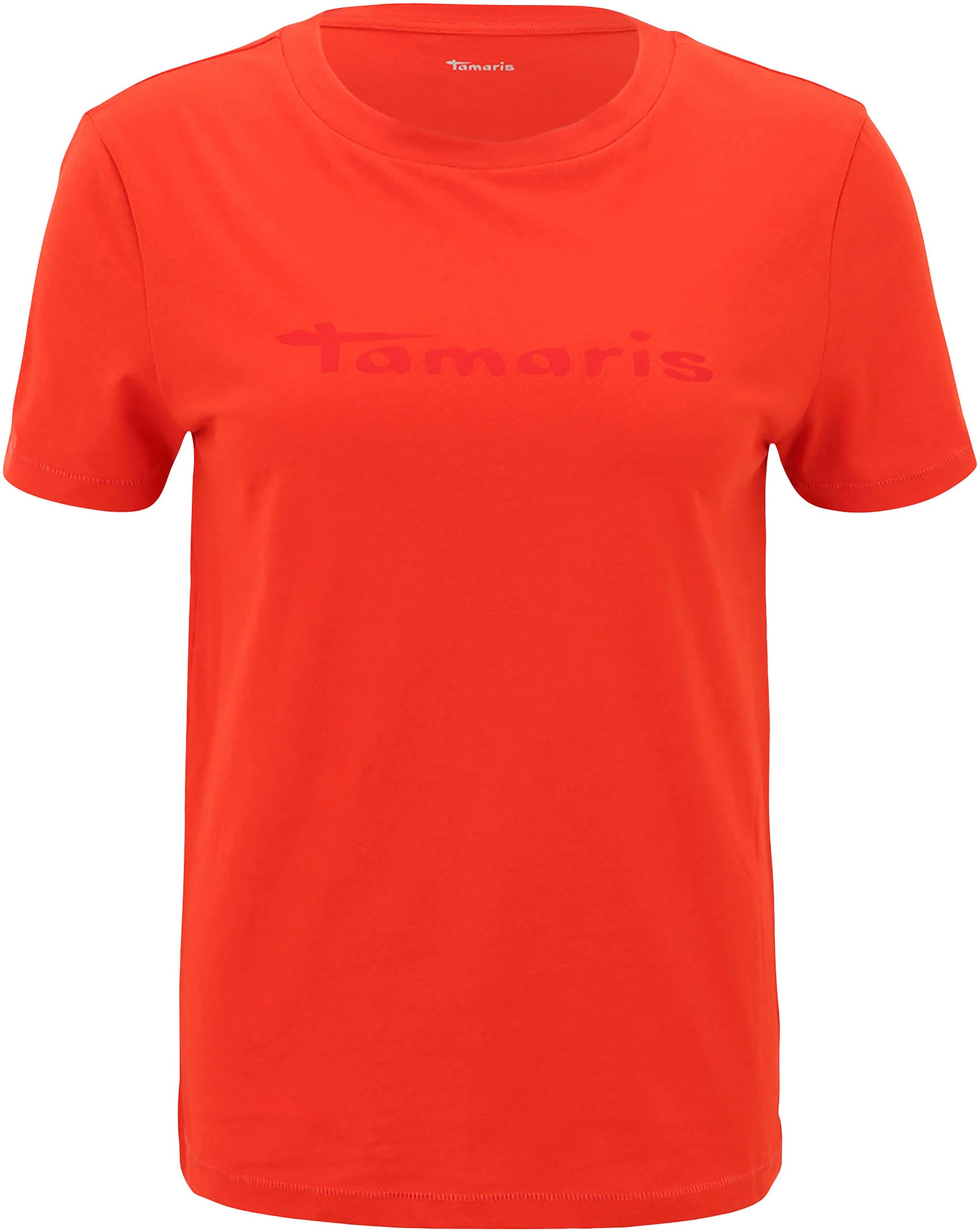 Tamaris T-Shirt, mit Rundhalsausschnitt - NEUE KOLLEKTION