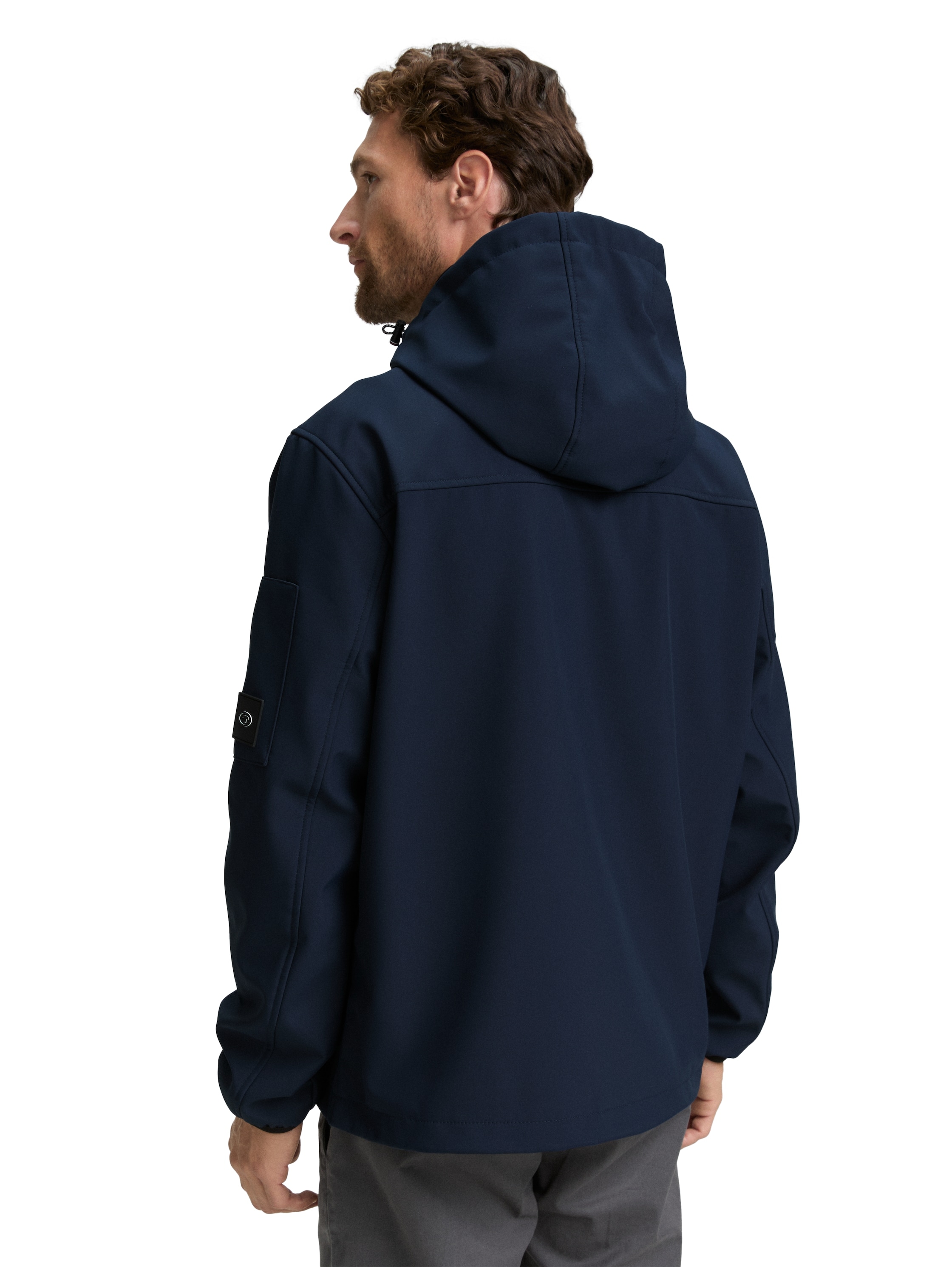 TOM TAILOR Softshelljacke, mit Kapuze, mit Kapuze