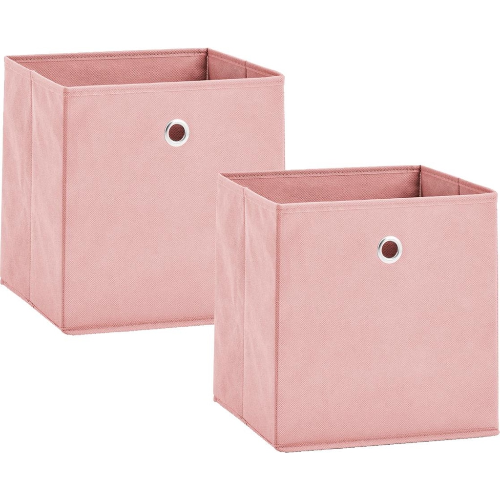 Zeller Present Aufbewahrungsbox, (Set, 2 St.), faltbar und schnell verstaut