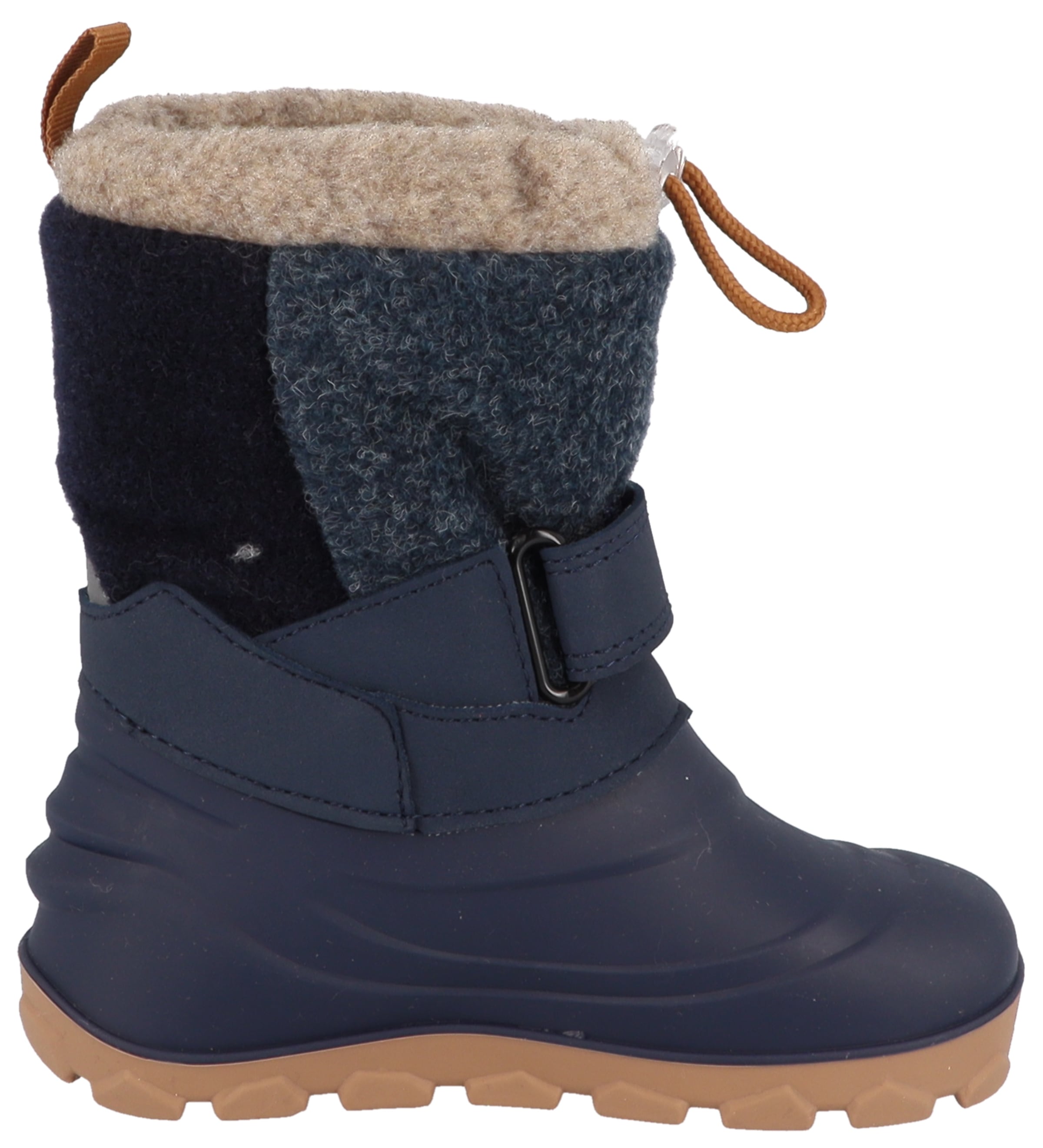 Lurchi Barfussschuh »Jan 1 Barefoot«  Winterboots, mit Kontrastbesatz, Grössenschablone zum Download