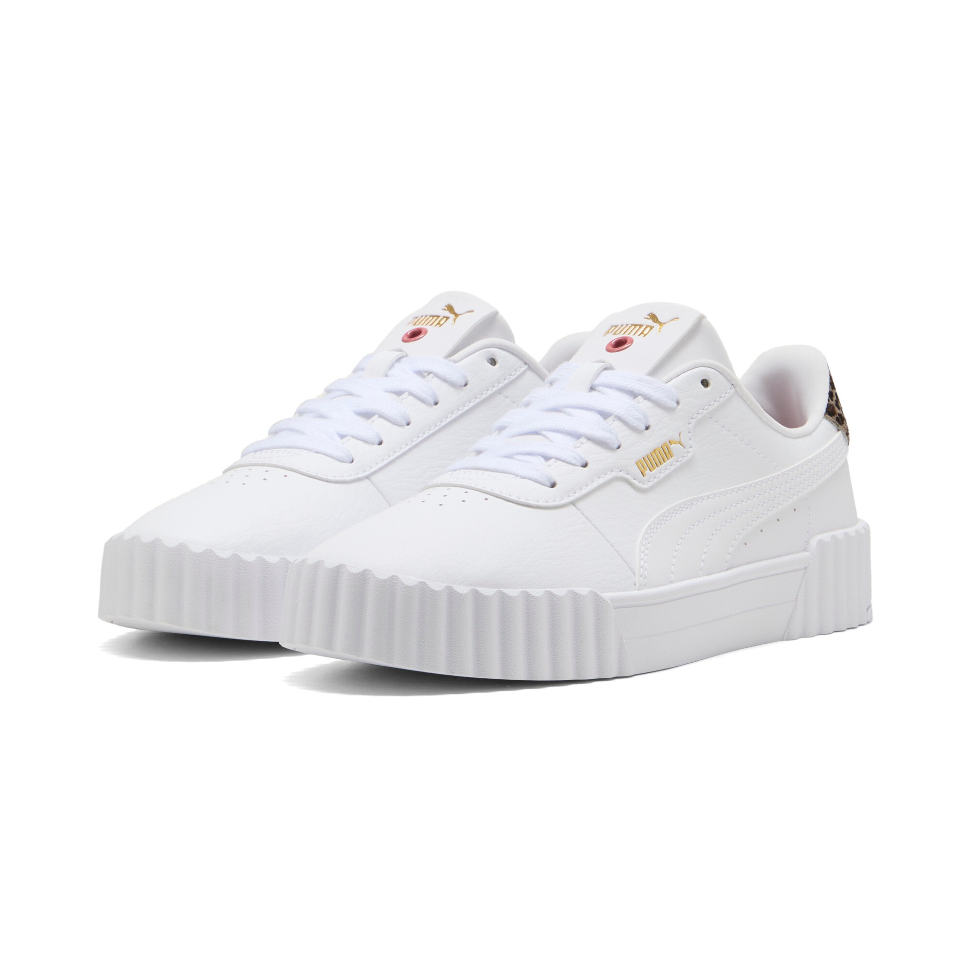 Image of PUMA Sneaker "CARINA 3.0 ANIMAL FLAIR" für sportlichen Look im Alltag, mit Gummilaufsohle, sportlicher Stil