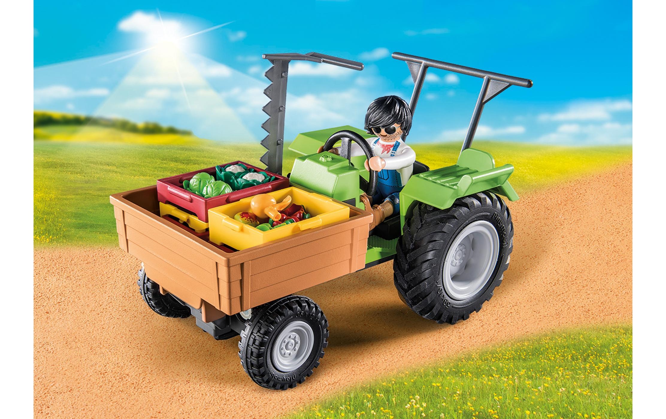 Playmobil® Spielbausteine »Country Traktor mit Hänger 71249«, (42 St.)