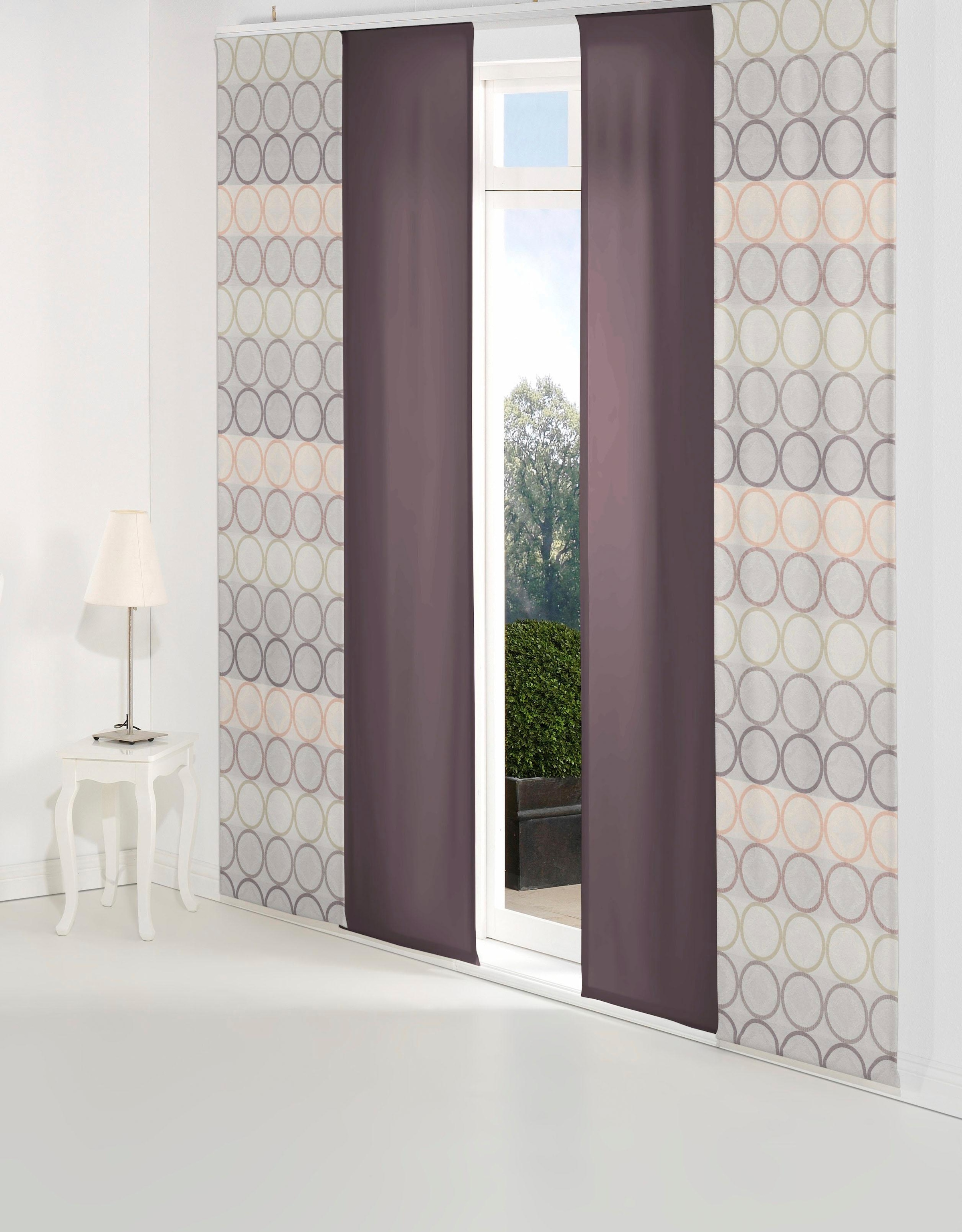 Wirth Schiebegardine »Zirbello« Paneelwagen 1 Stk. tlg.