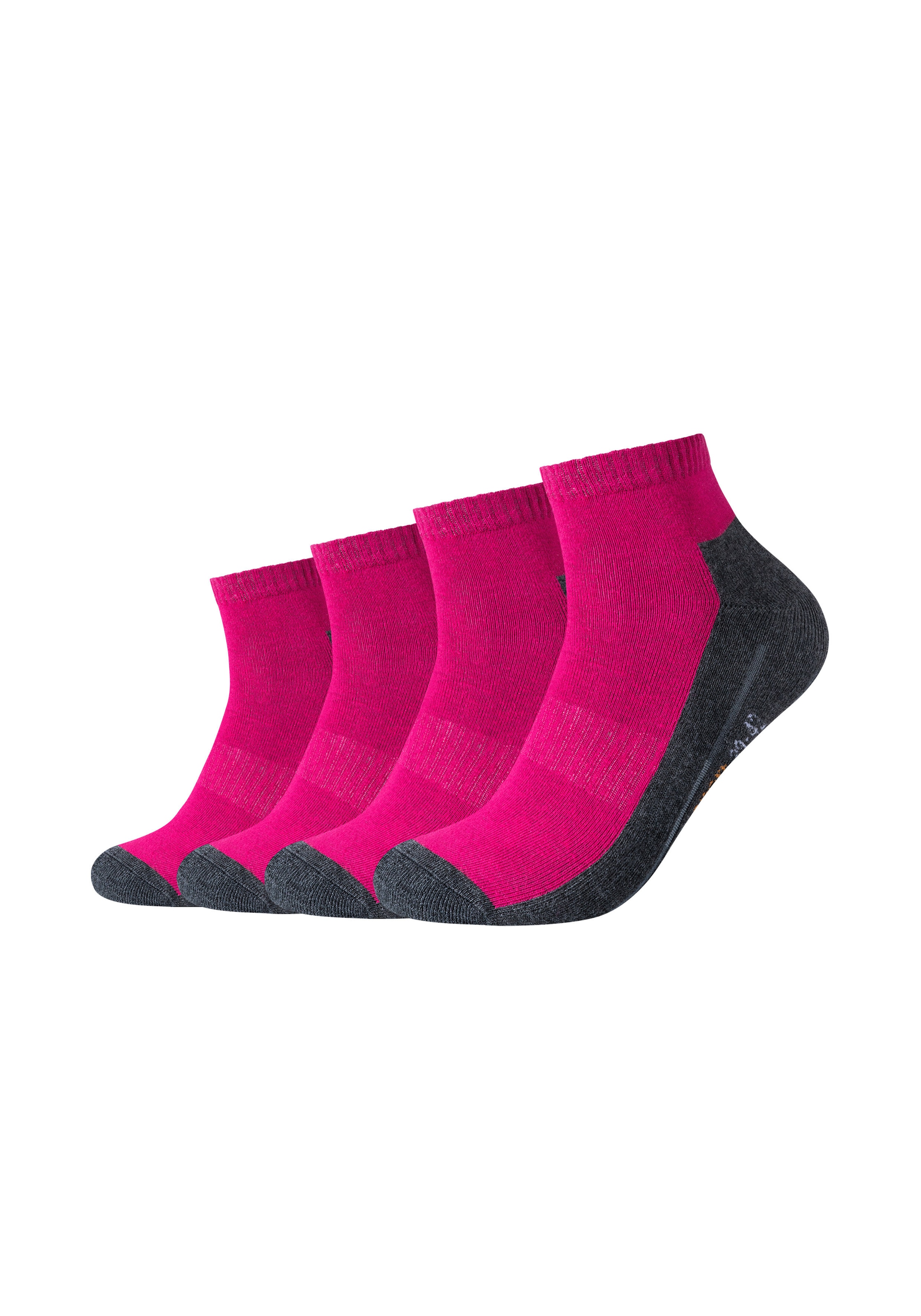 Sportsocken, (4er Pack), mit entlastender Halbplüschsohle