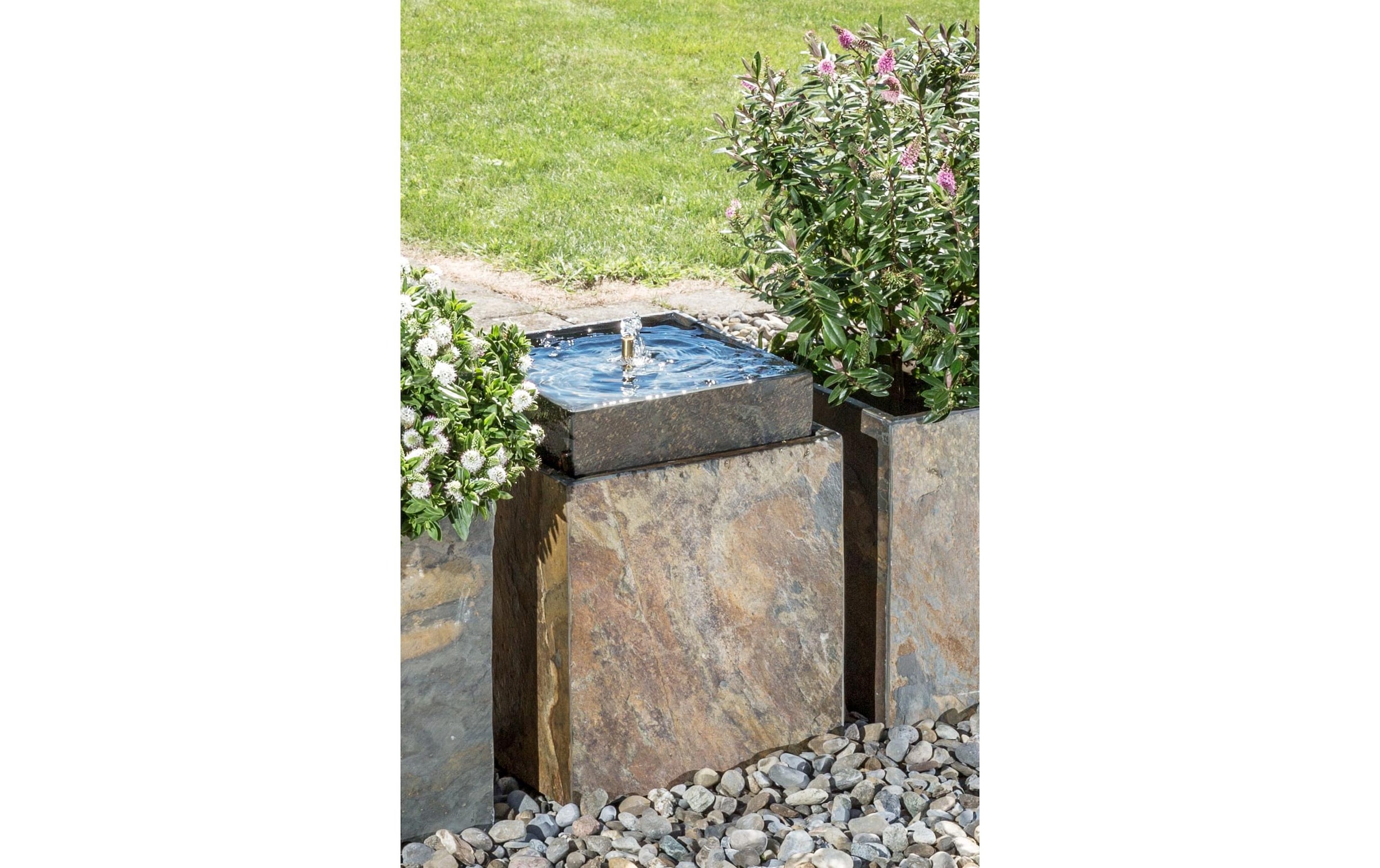 Gartenbrunnen »CLIMAQUA Vida 30, aus Naturschiefer, 37 cm«