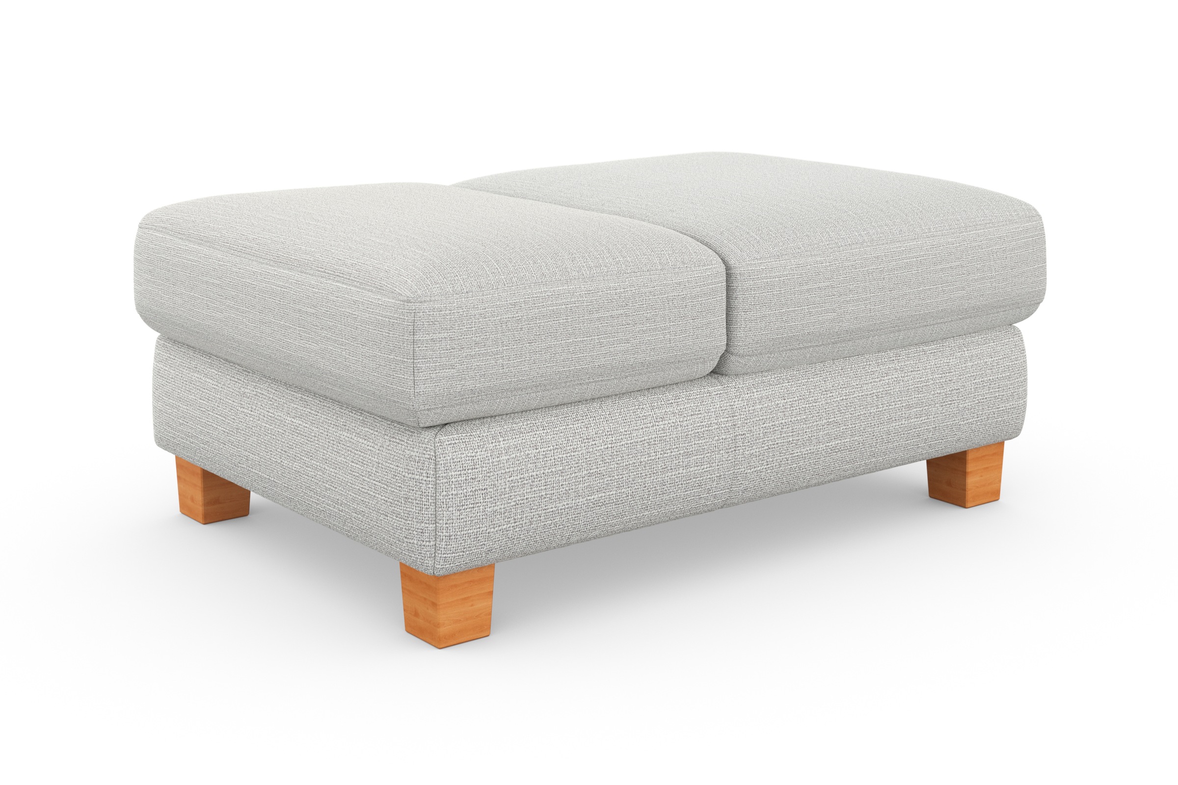 sit&more Polsterhocker »Dundee«, mit Klappfunktion, Federkern und hochwertigen Massivholzfüssen